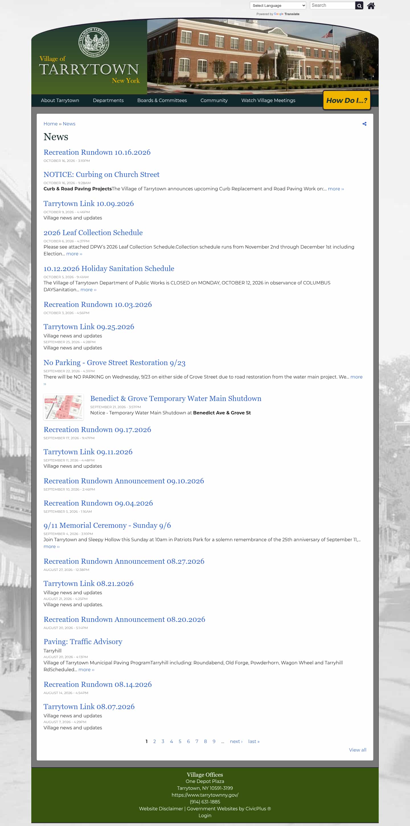 Latest website image capture