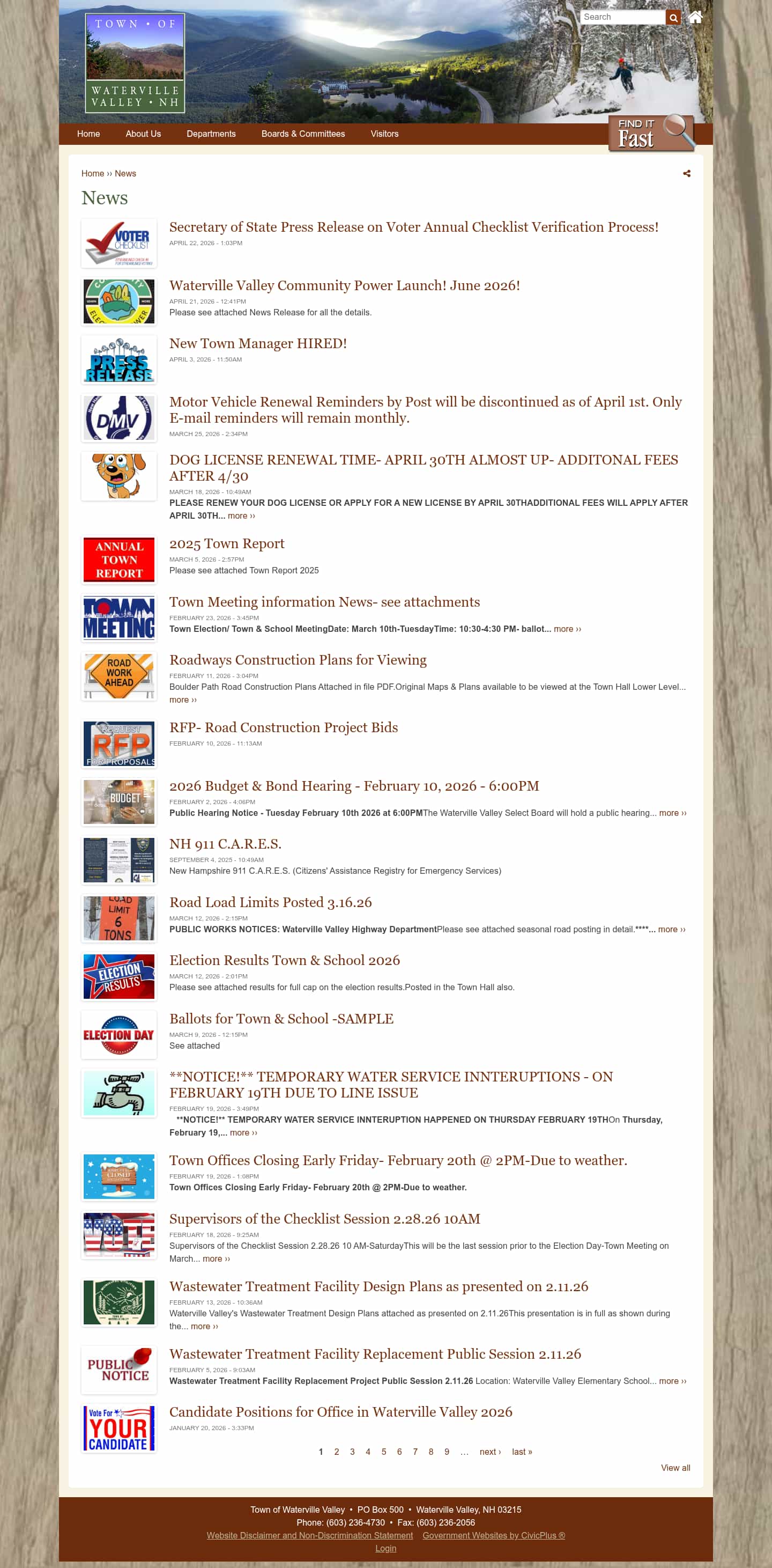 Latest website image capture