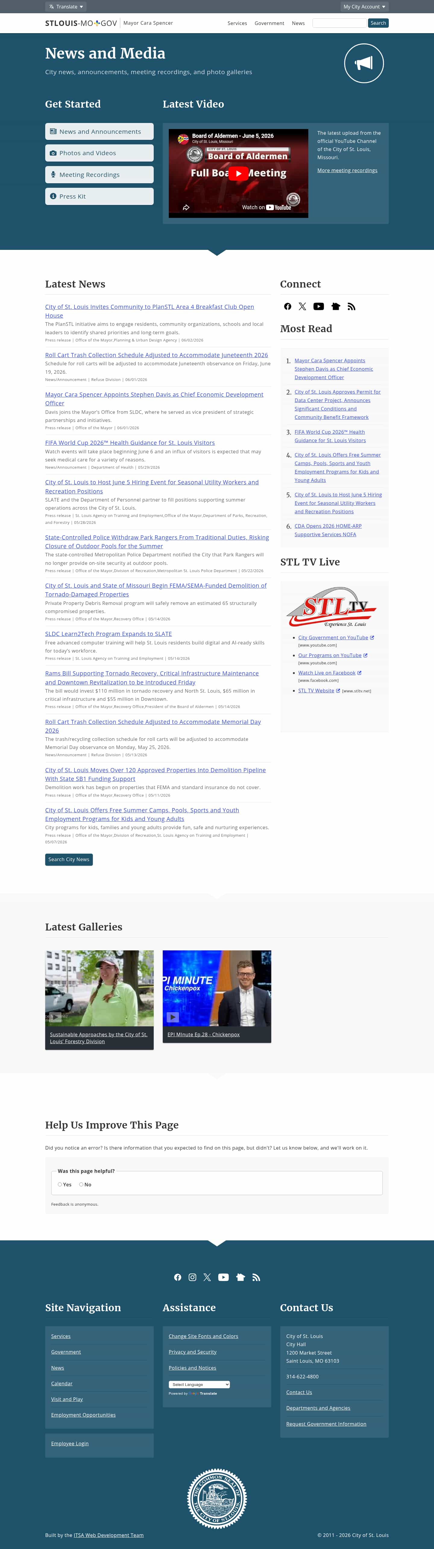 Latest website image capture