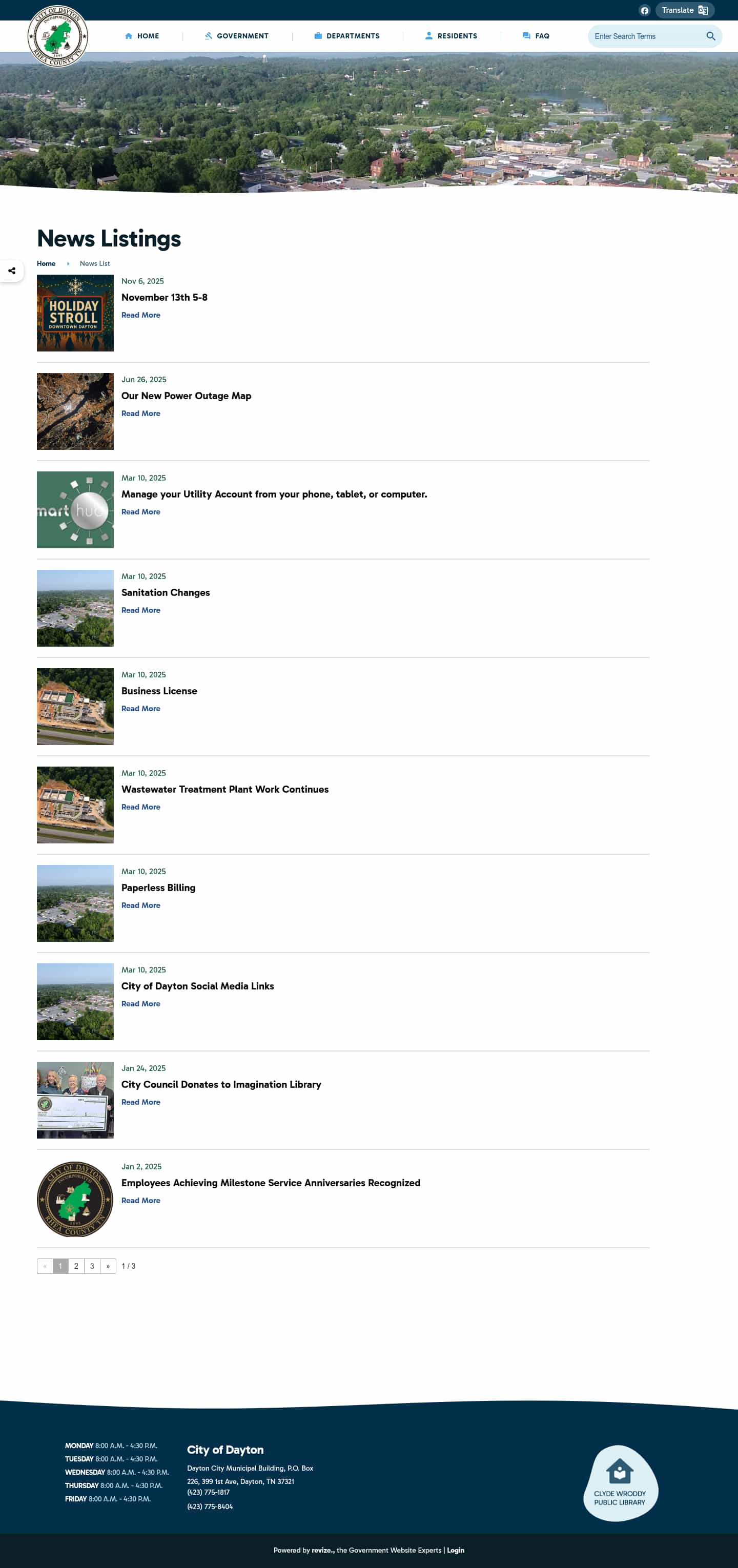 Latest website image capture