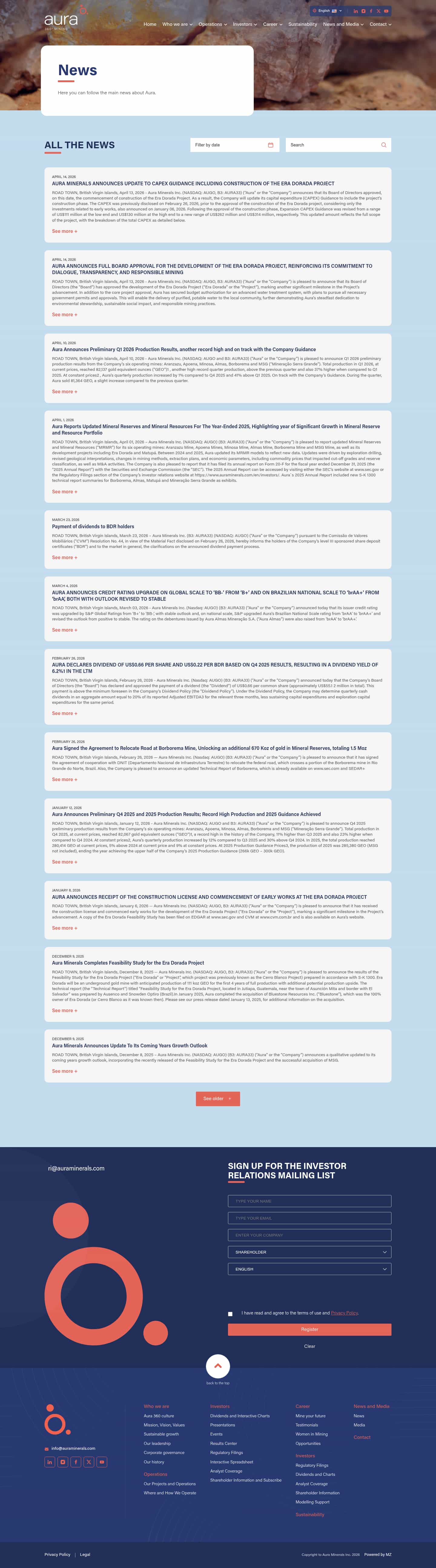 Latest website image capture