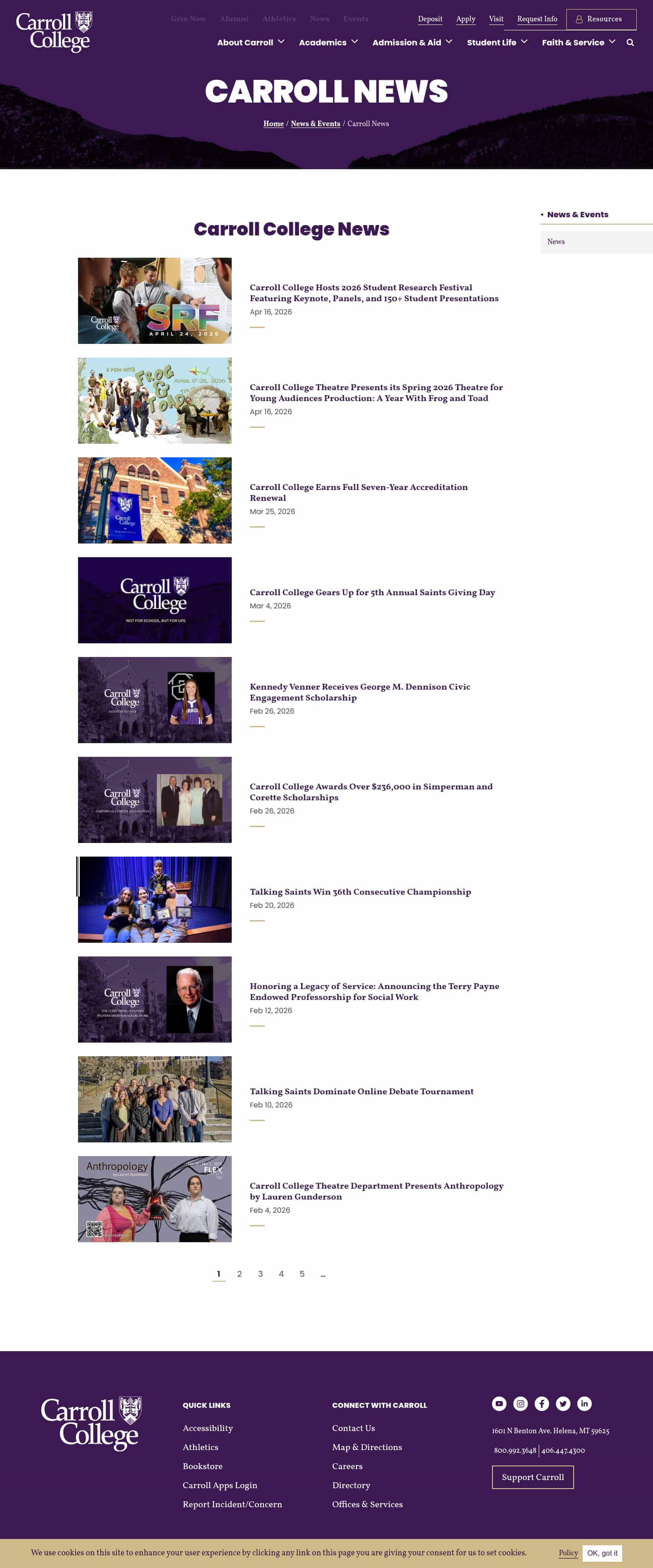 Latest website image capture