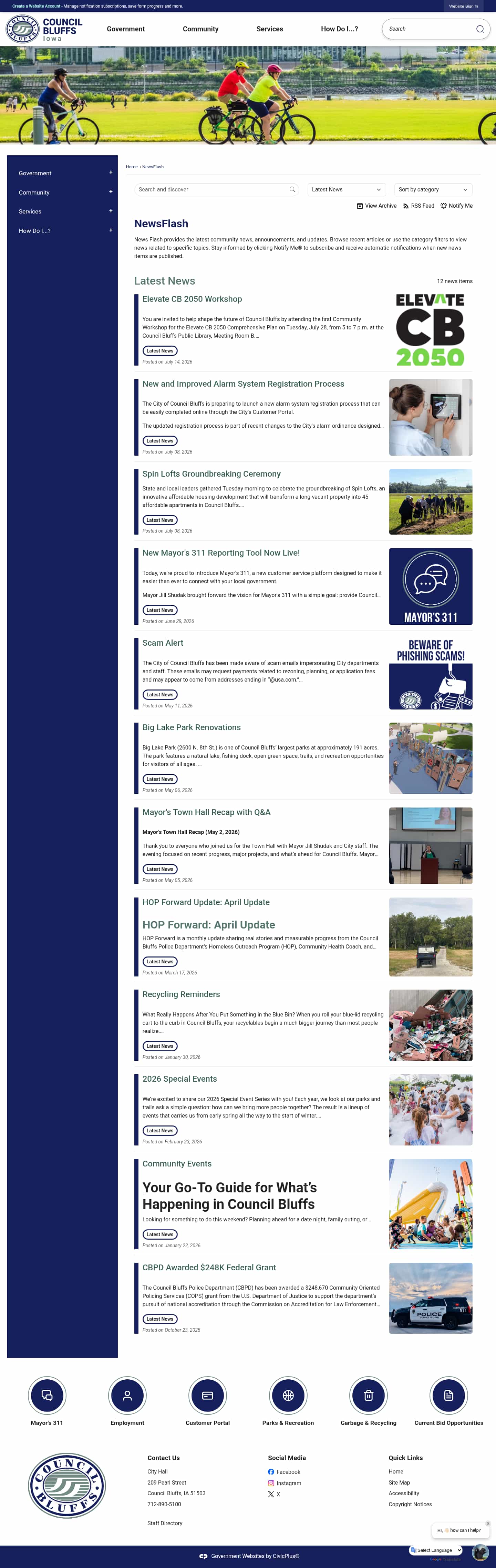 Latest website image capture