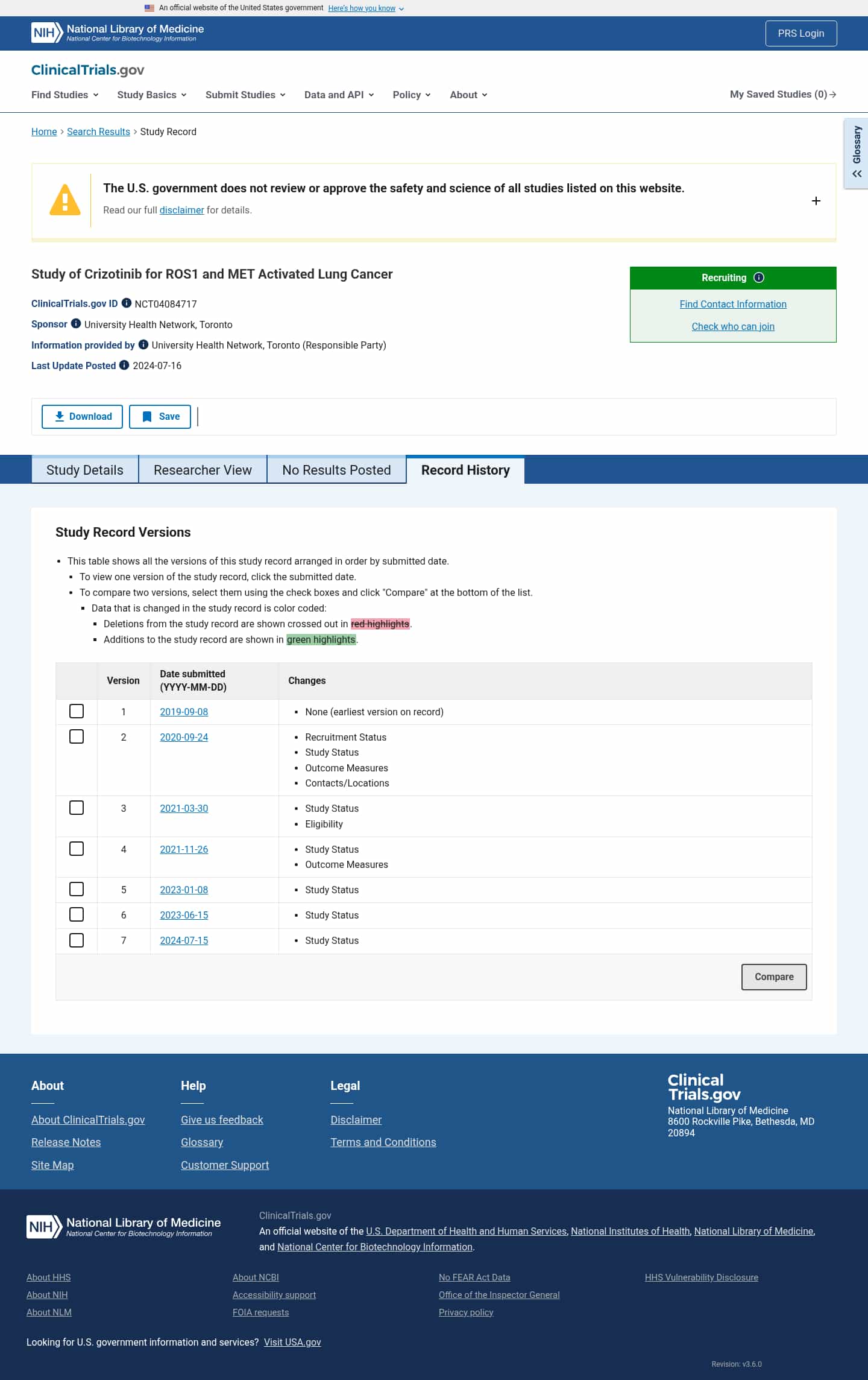 Latest website image capture