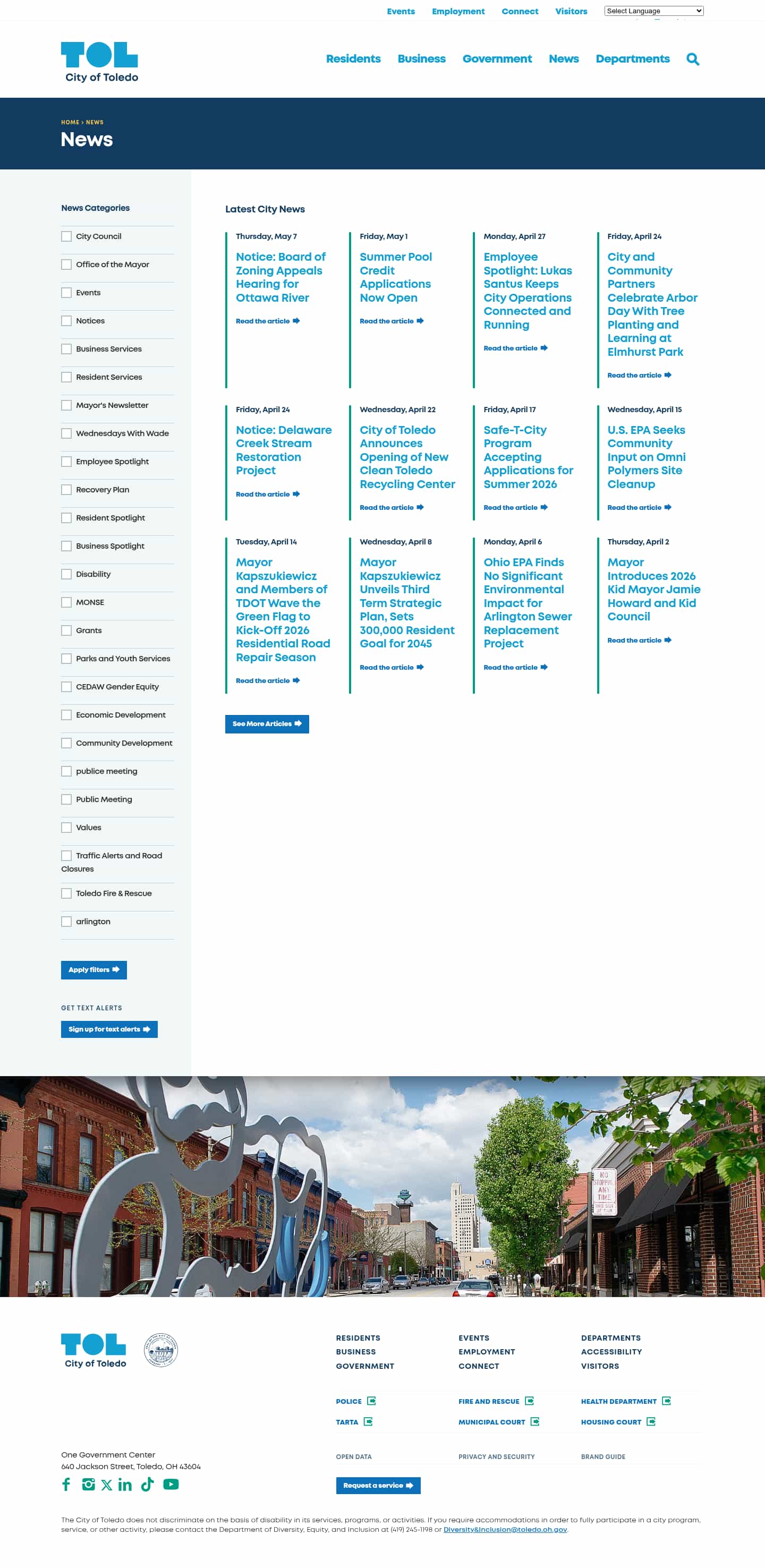 Latest website image capture