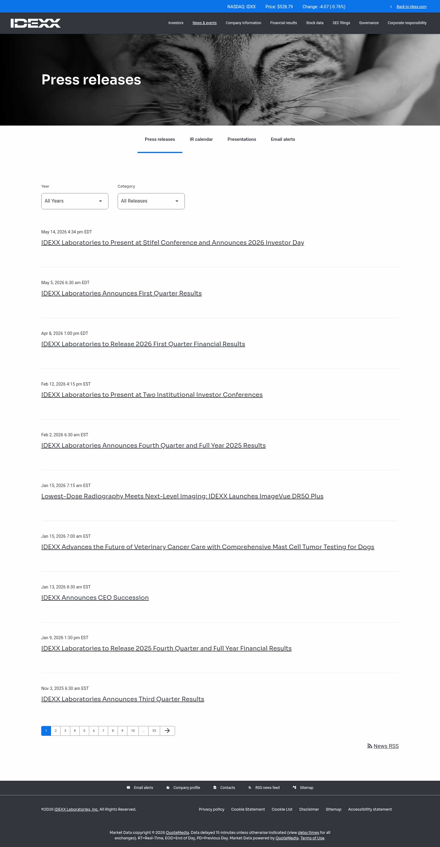 Latest website image capture