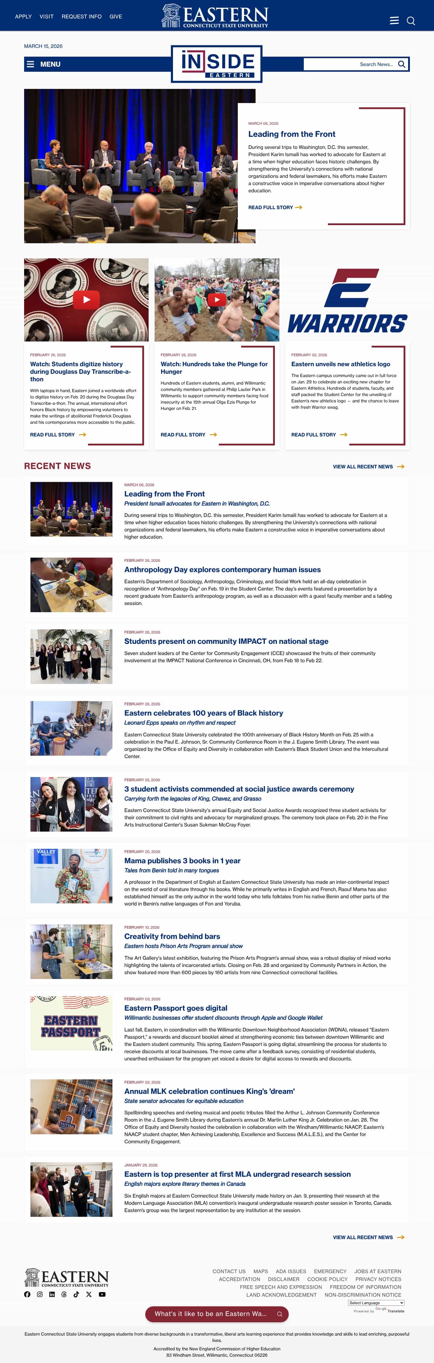 Latest website image capture