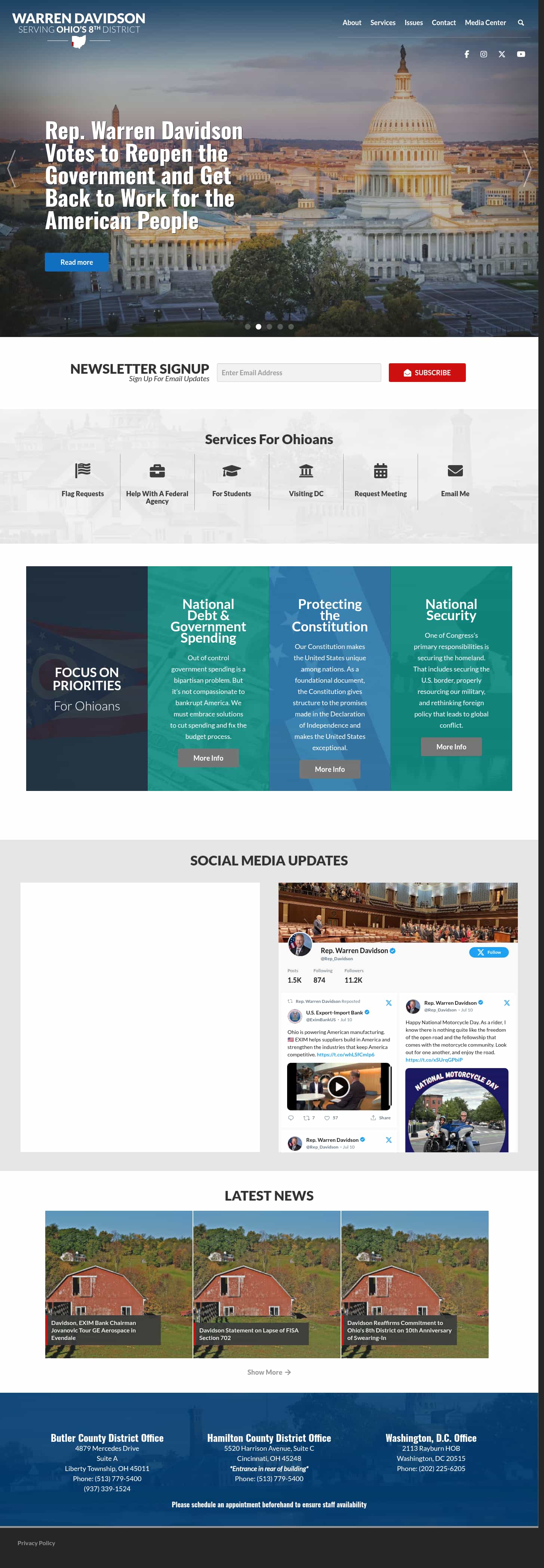 Latest website image capture