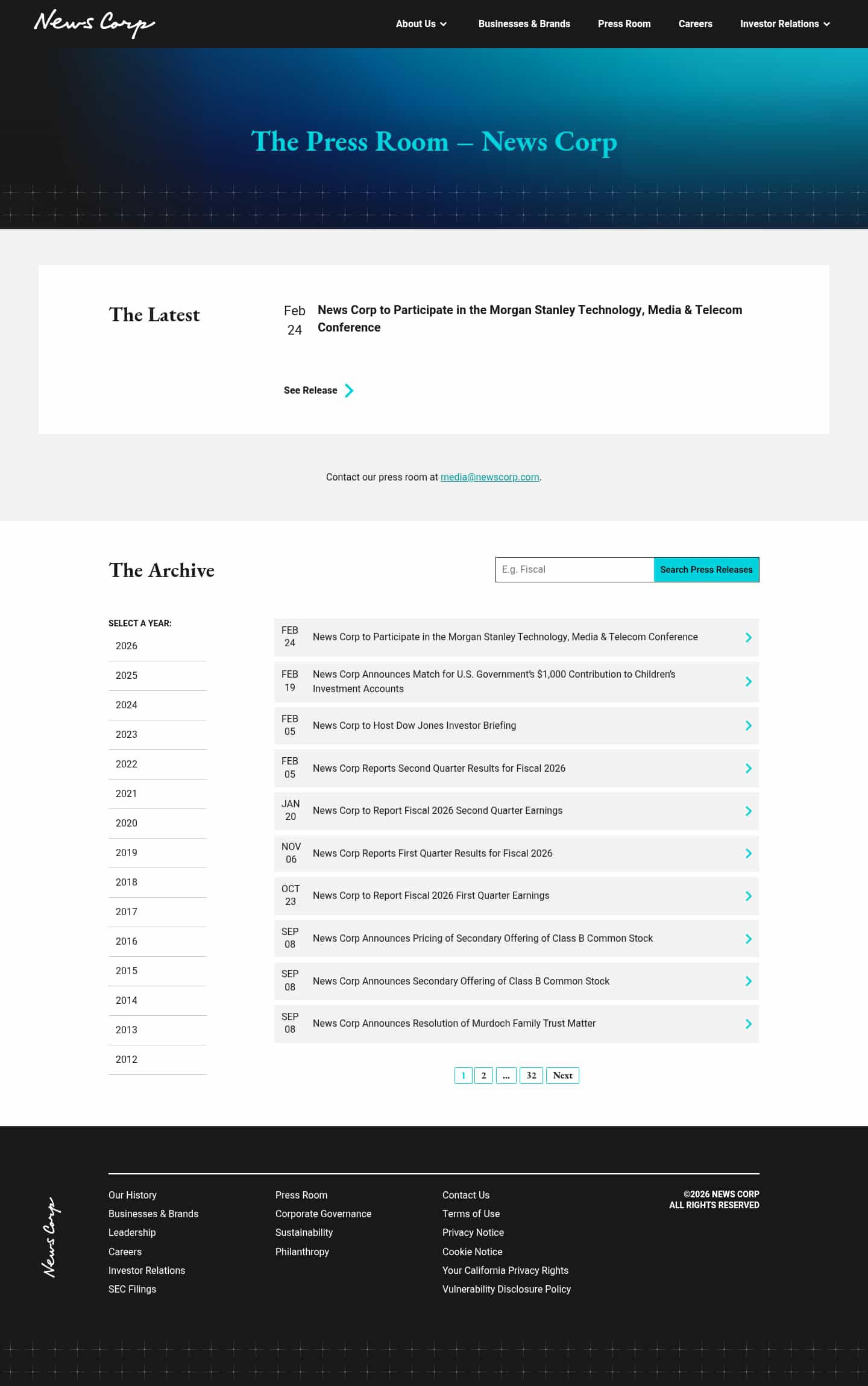 Latest website image capture