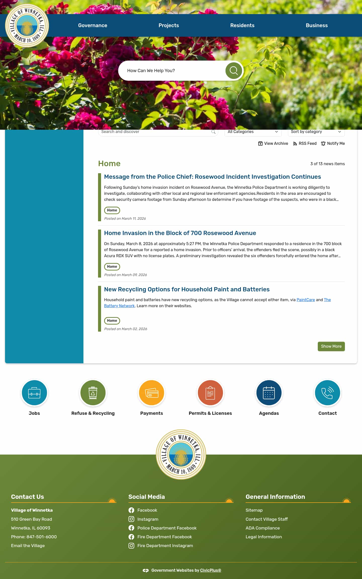 Latest website image capture