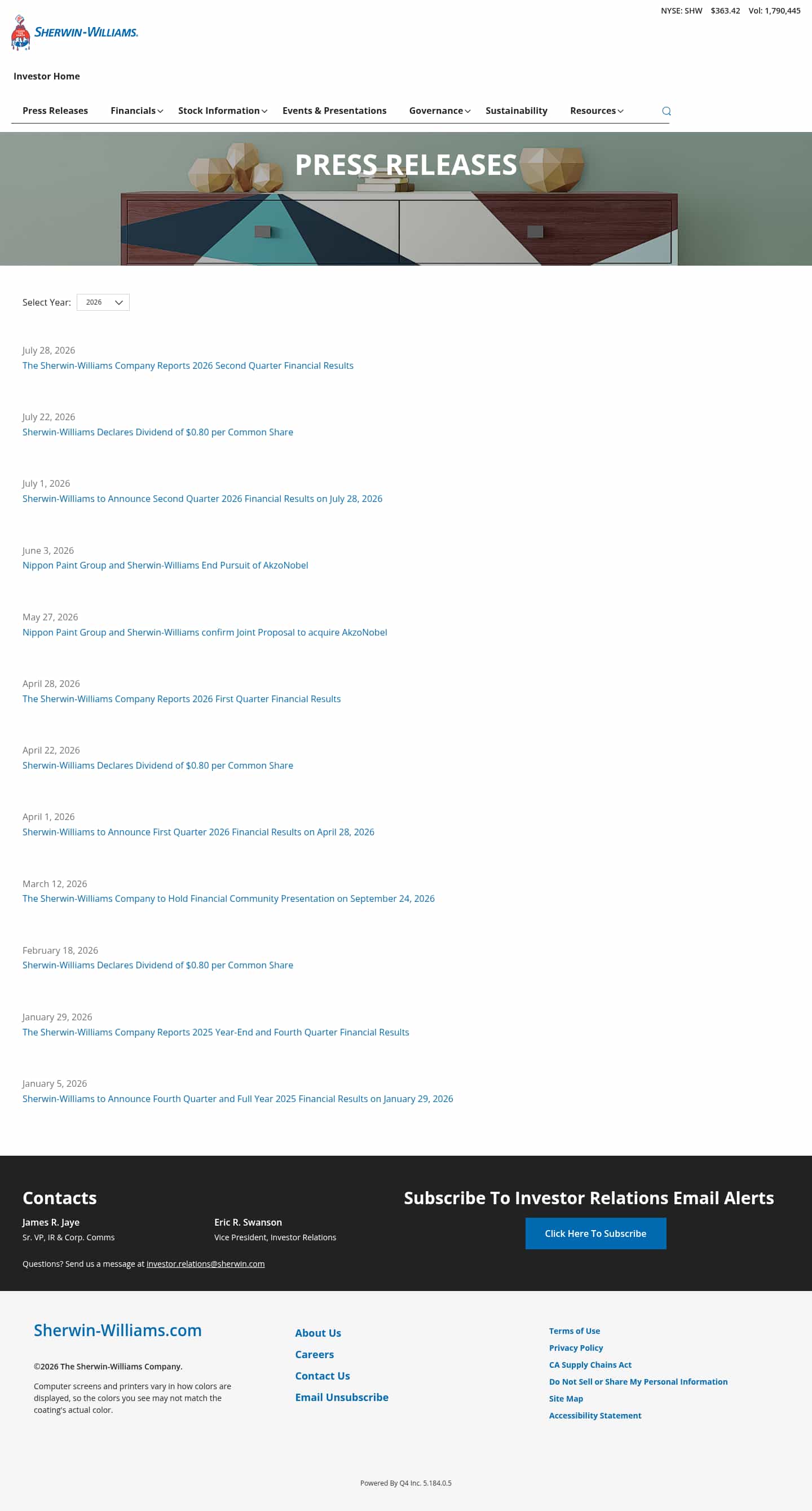 Latest website image capture