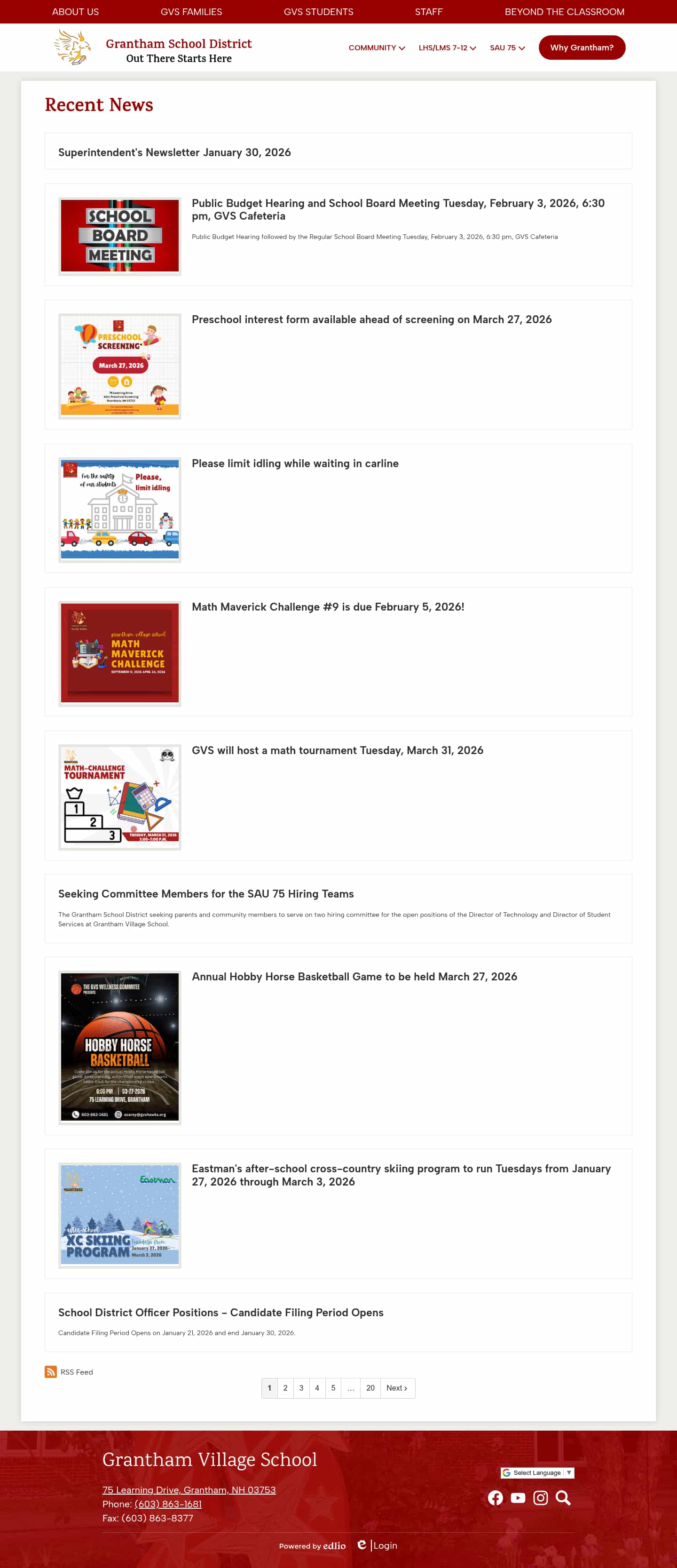 Latest website image capture