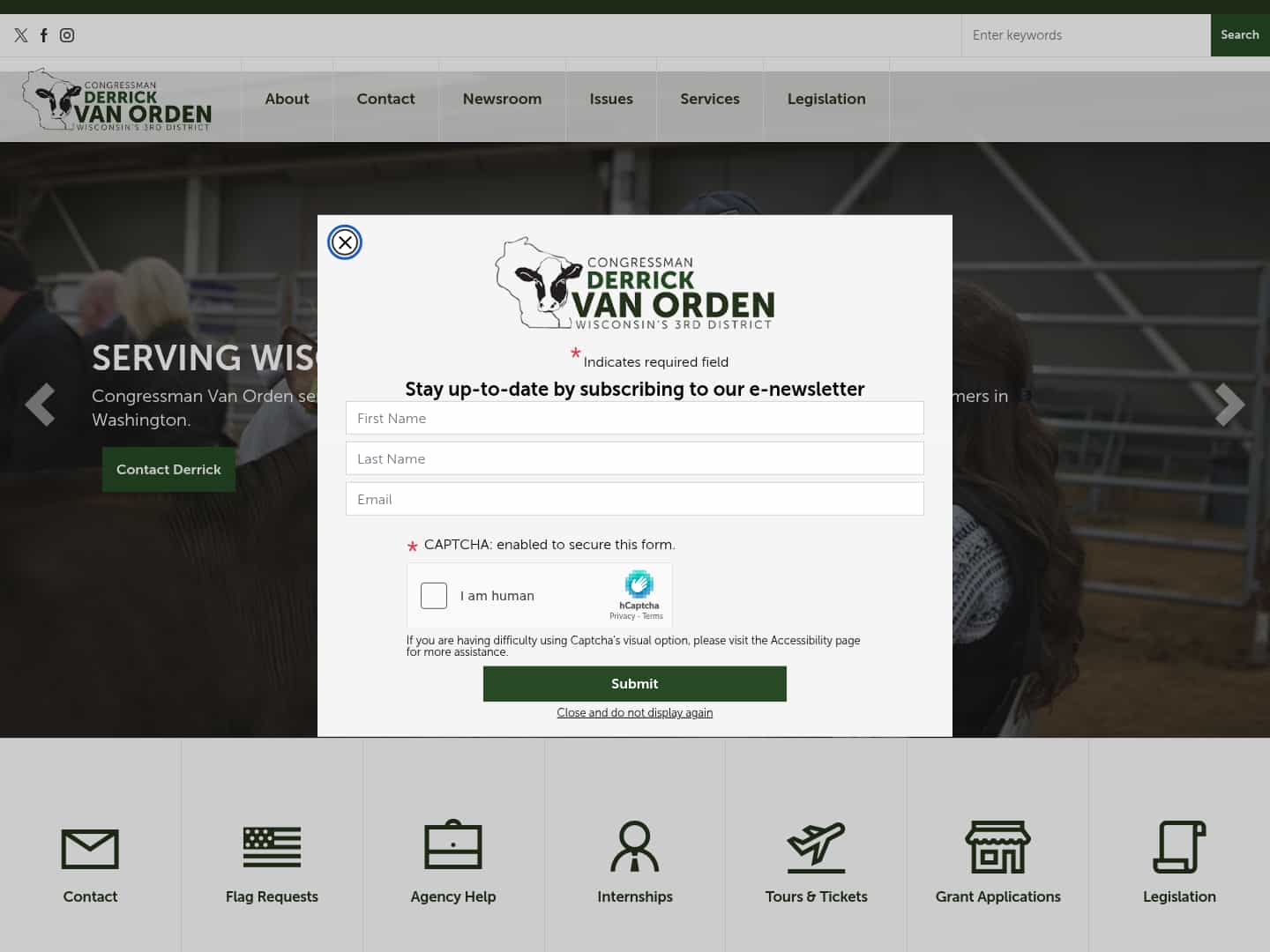 Latest website image capture
