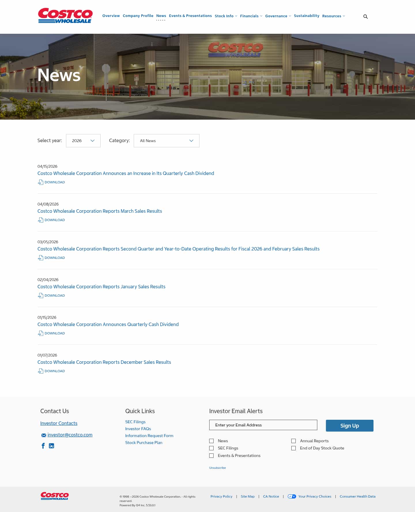 Latest website image capture