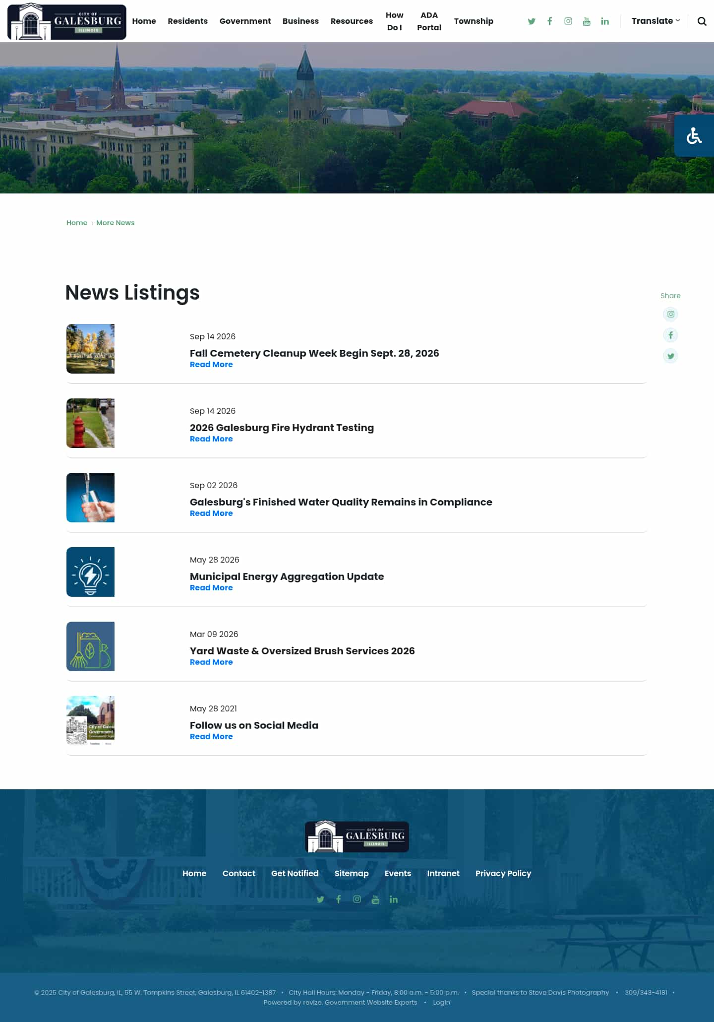 Latest website image capture