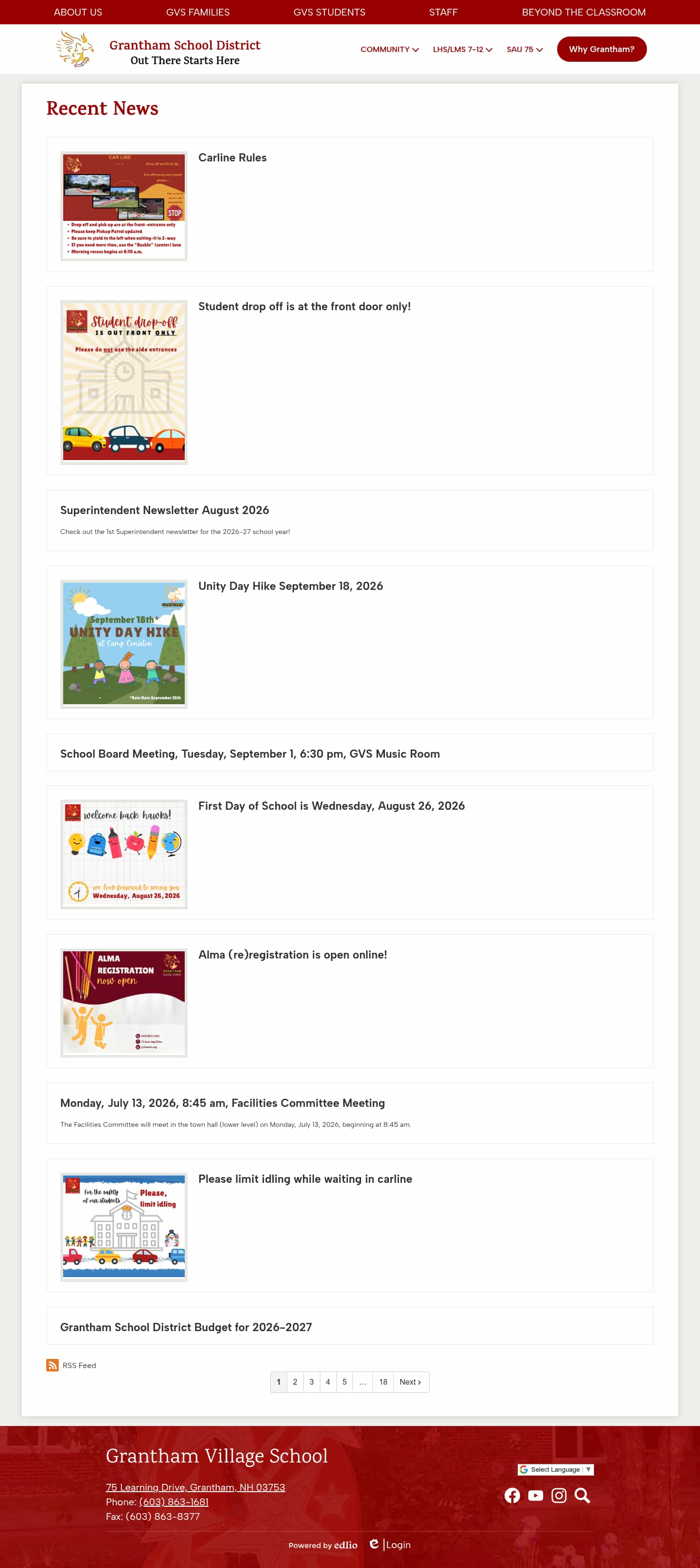 Latest website image capture
