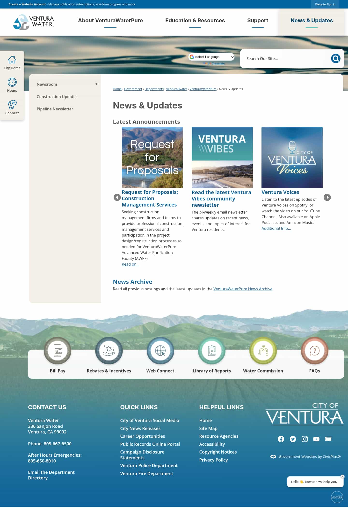 Latest website image capture