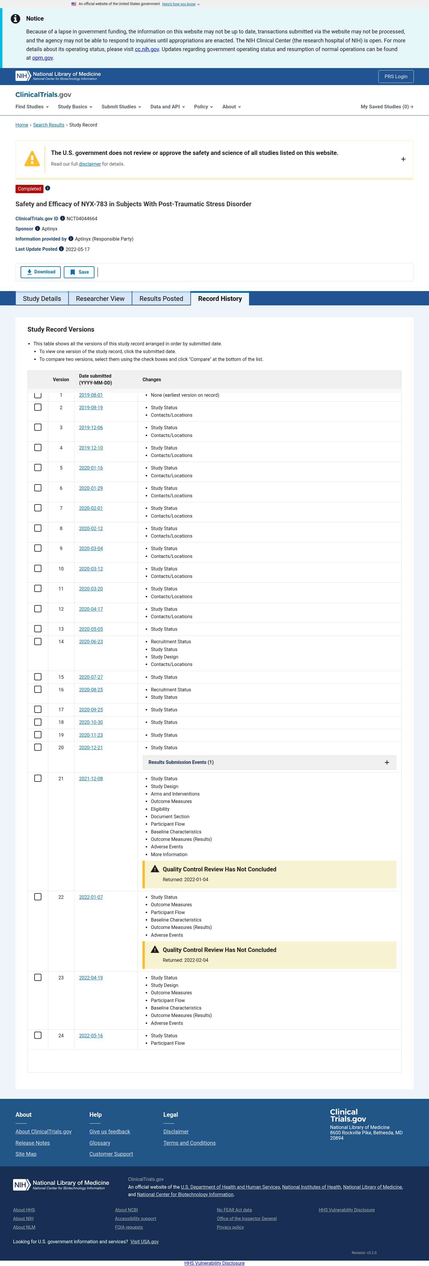 Latest website image capture
