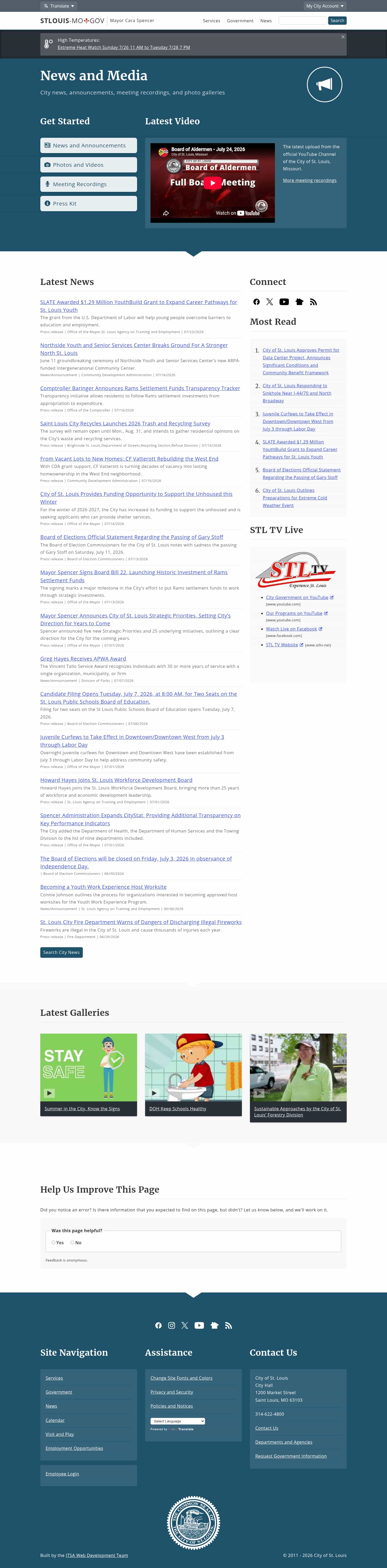 Latest website image capture