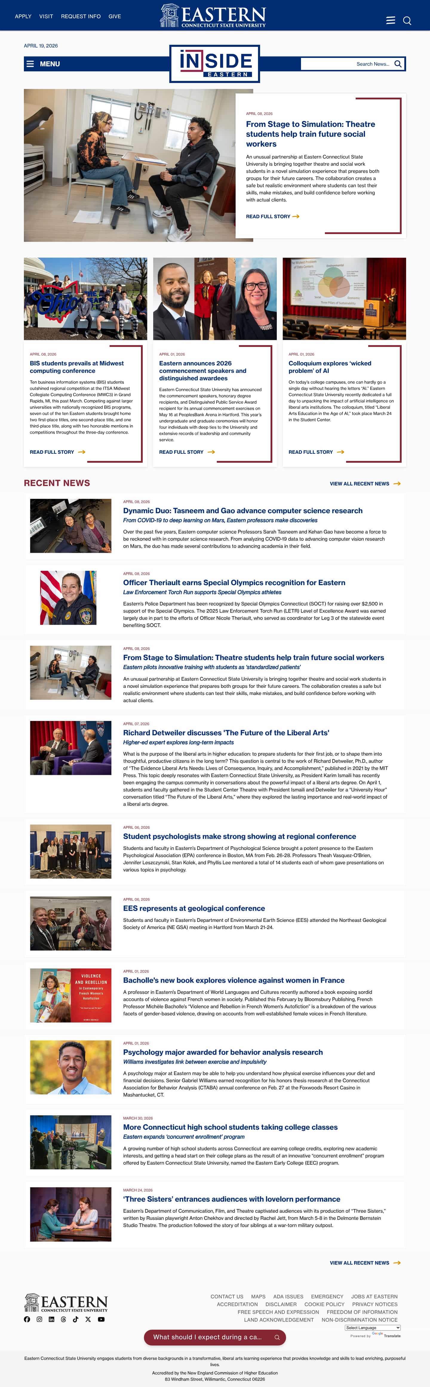 Latest website image capture