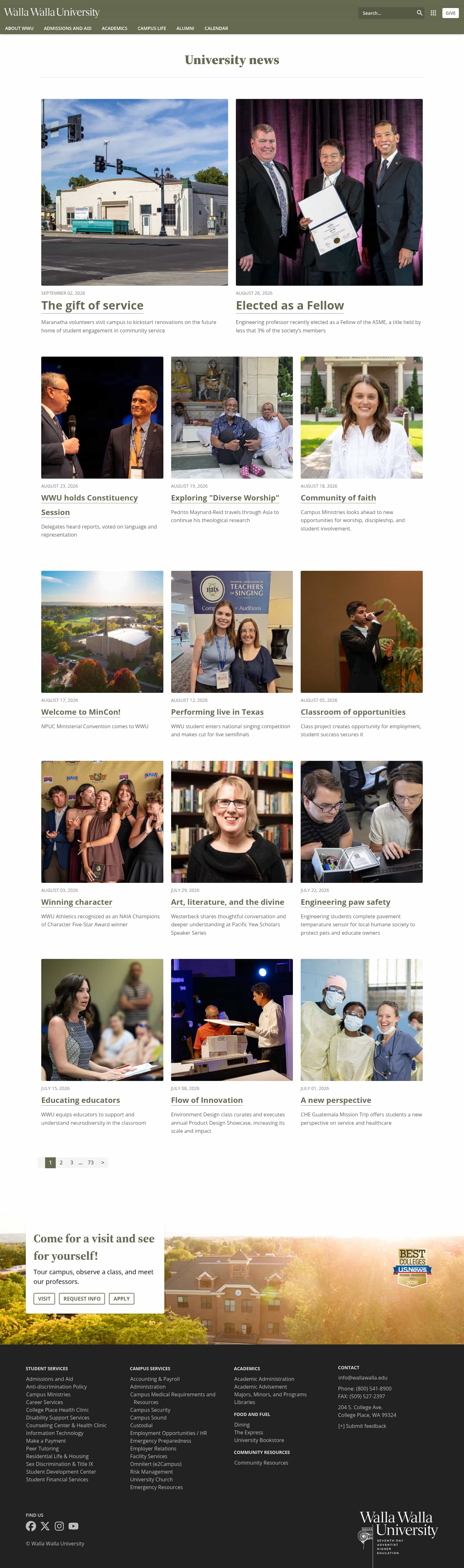 Latest website image capture