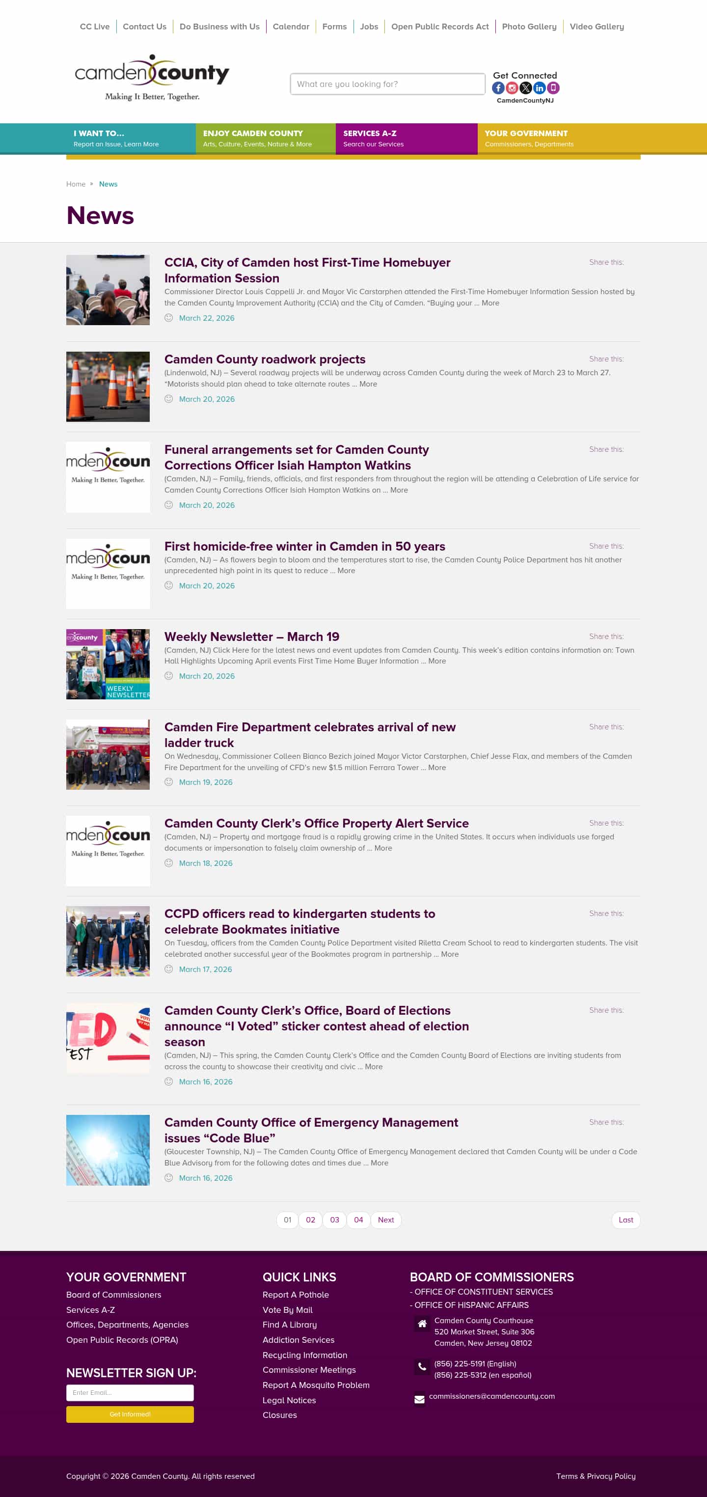 Latest website image capture