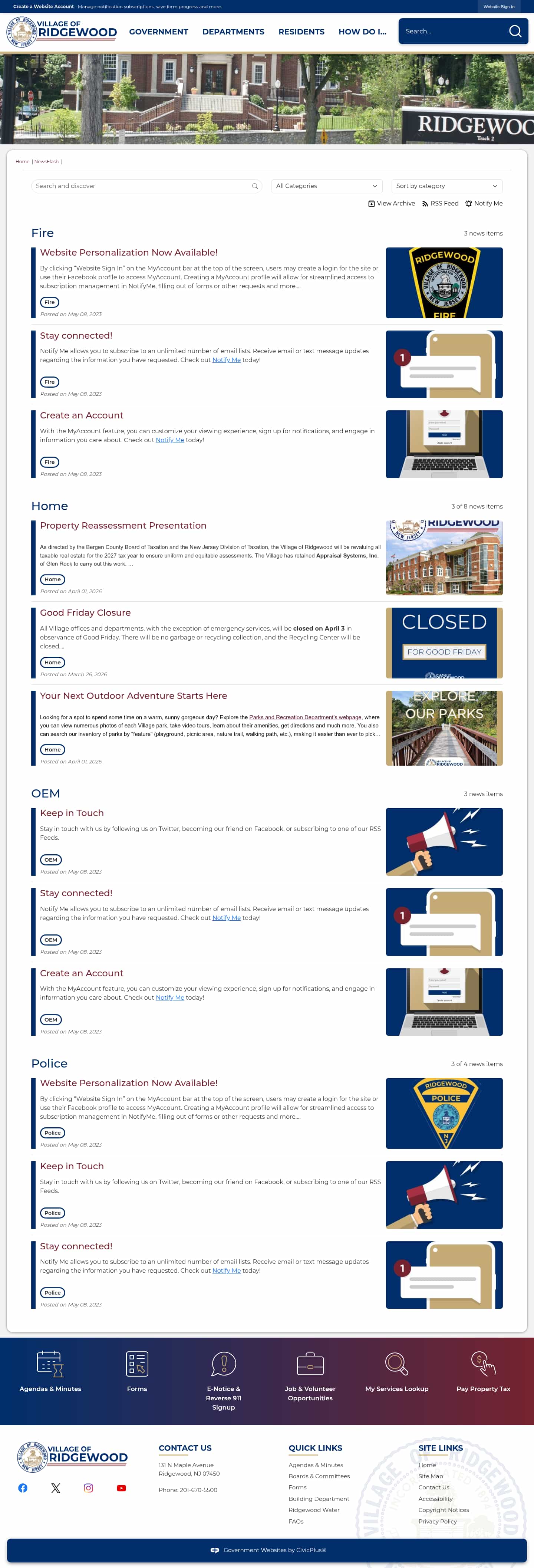 Latest website image capture