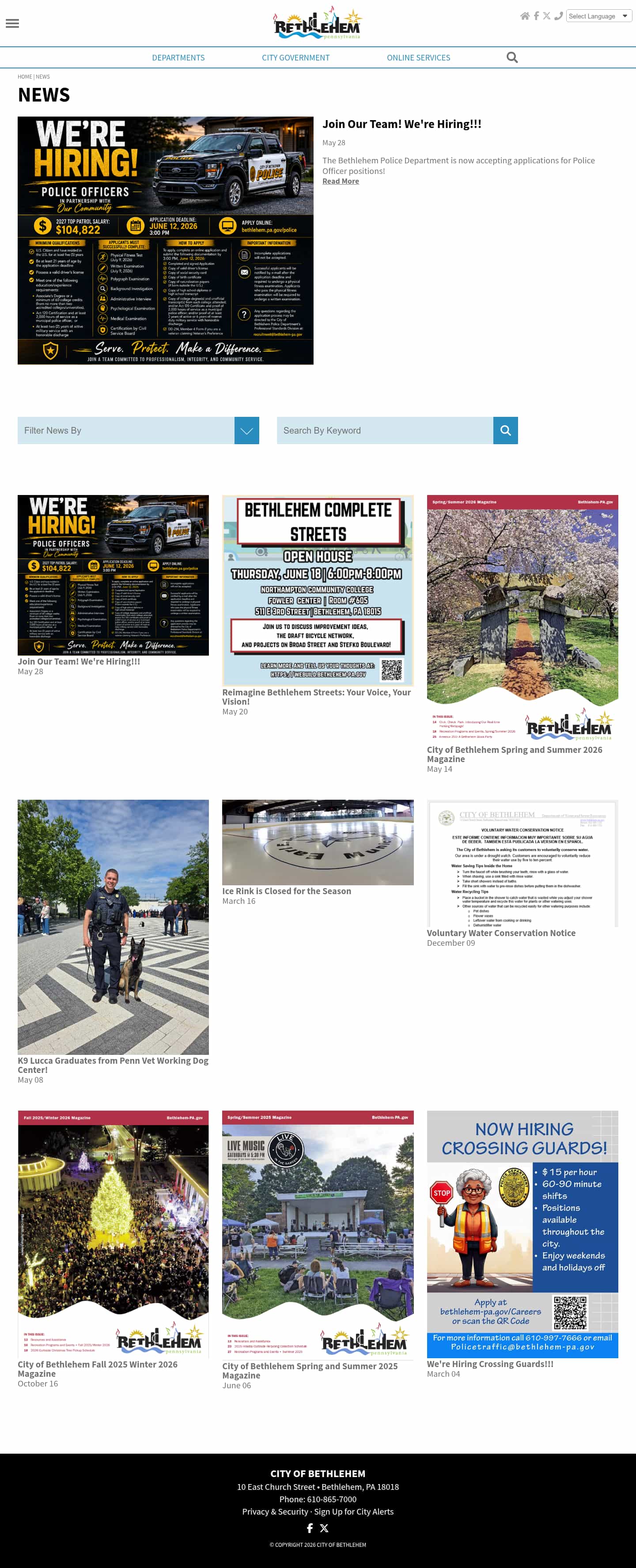 Latest website image capture
