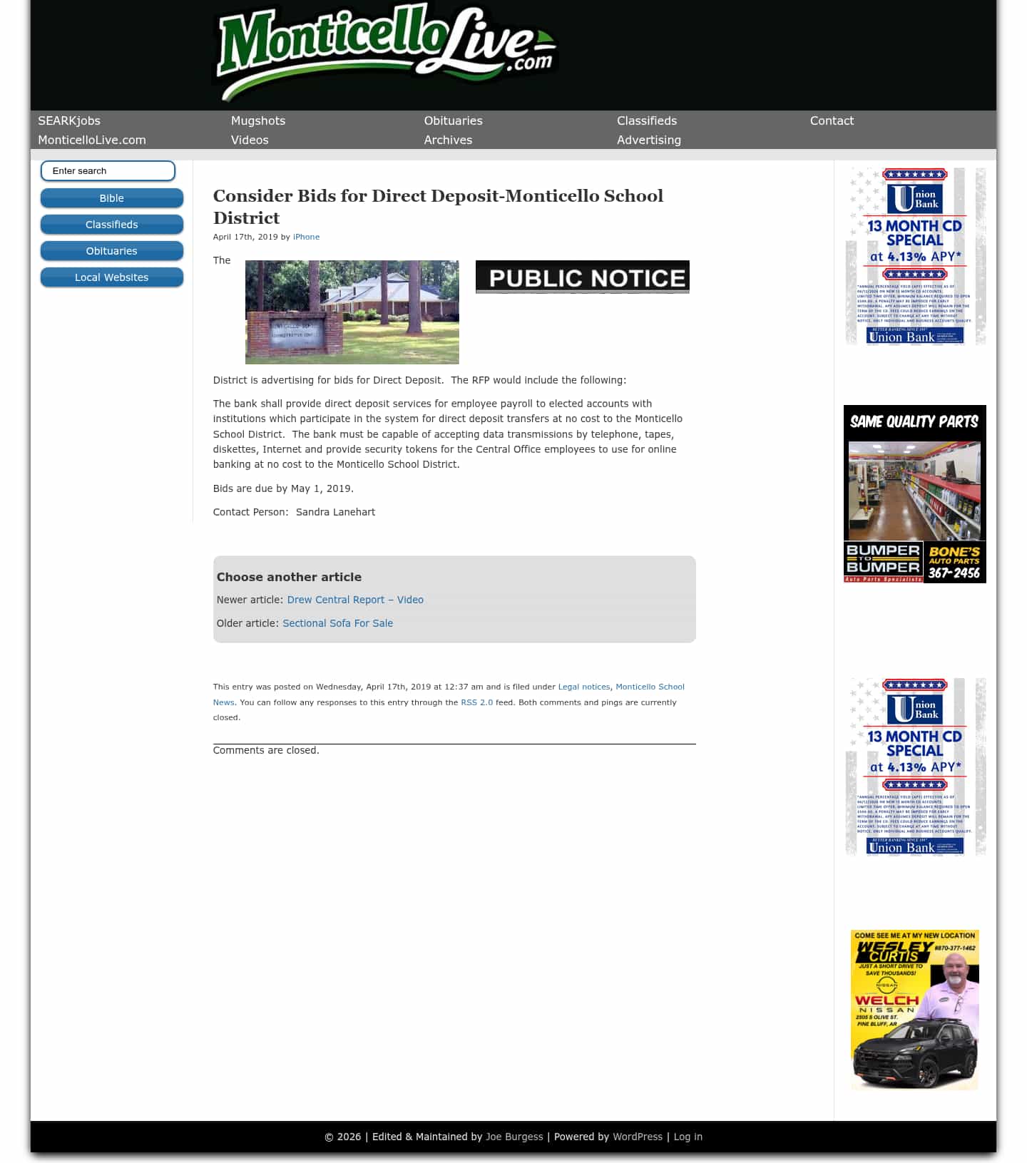 Latest website image capture
