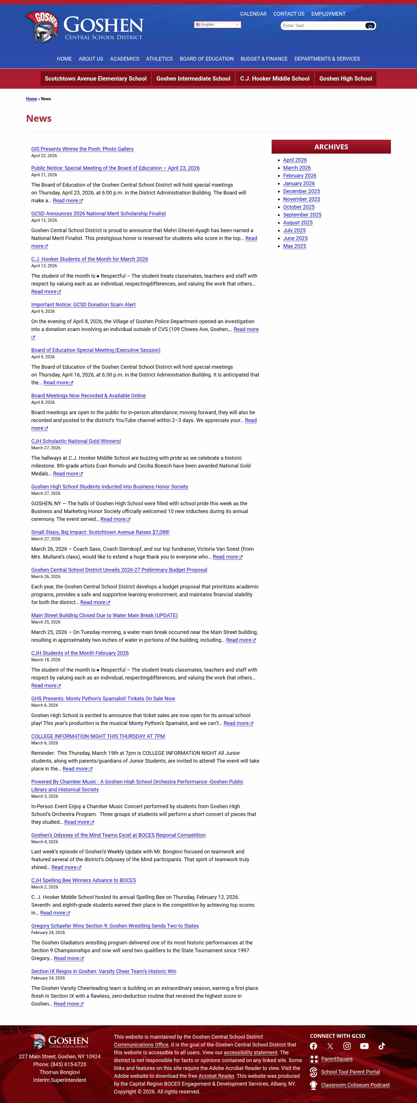 Latest website image capture