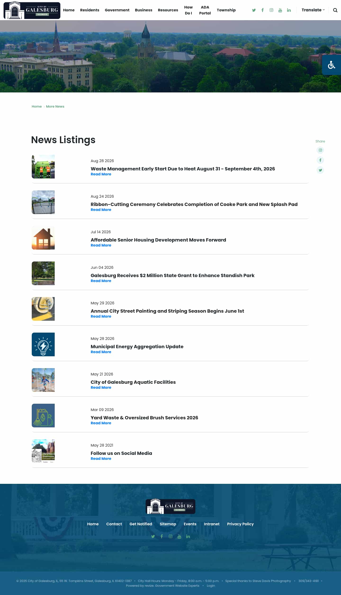 Latest website image capture