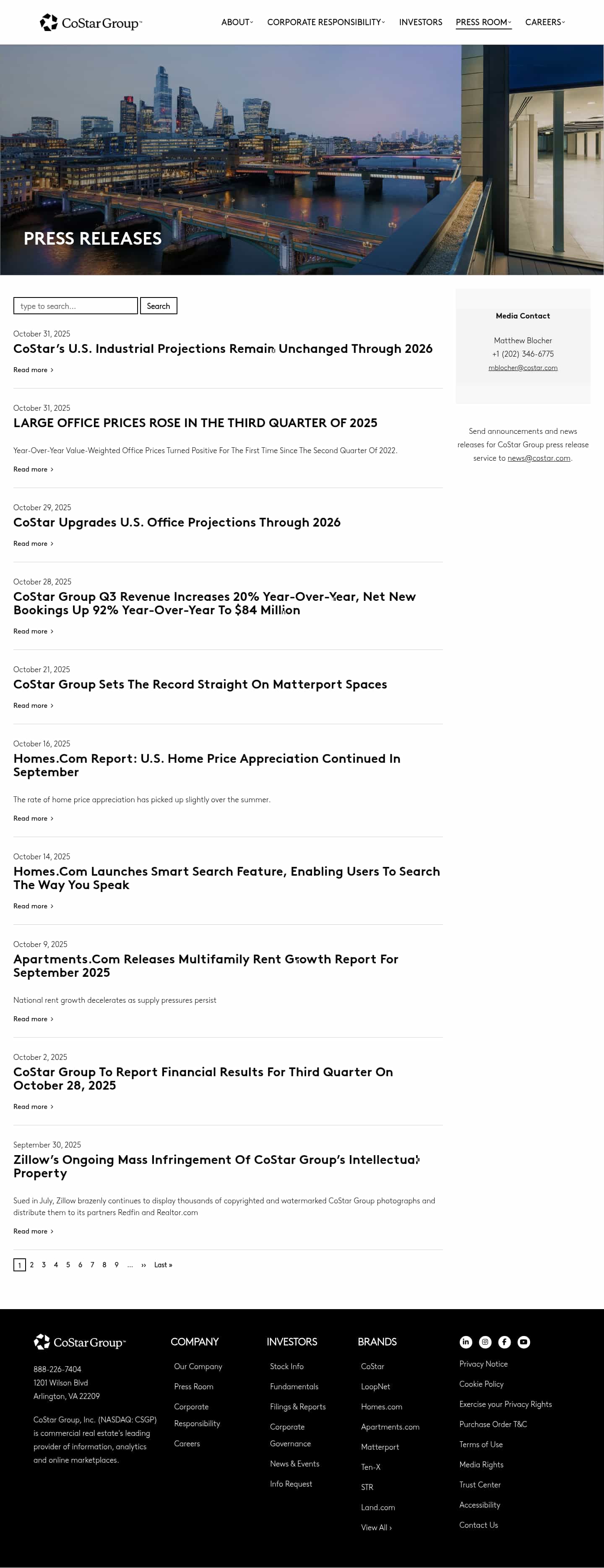 Latest website image capture