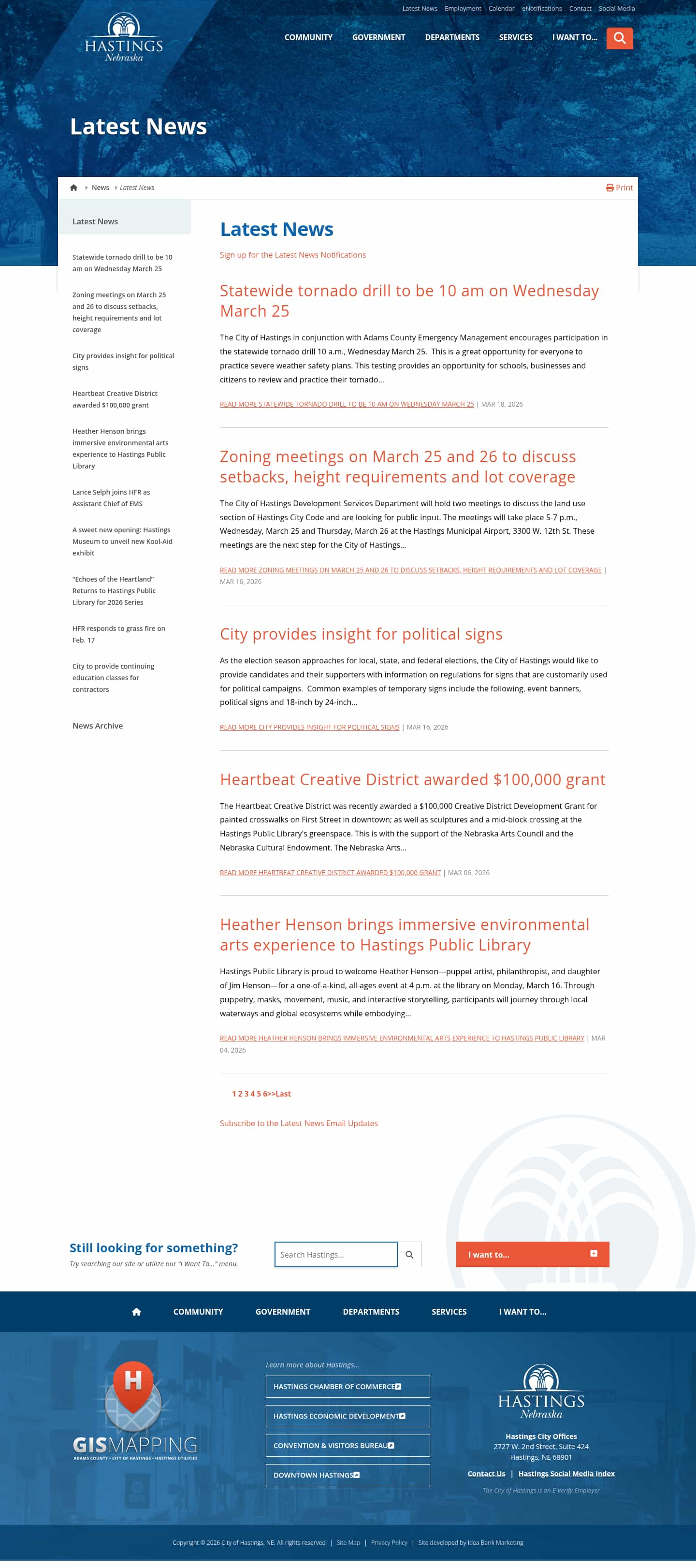 Latest website image capture