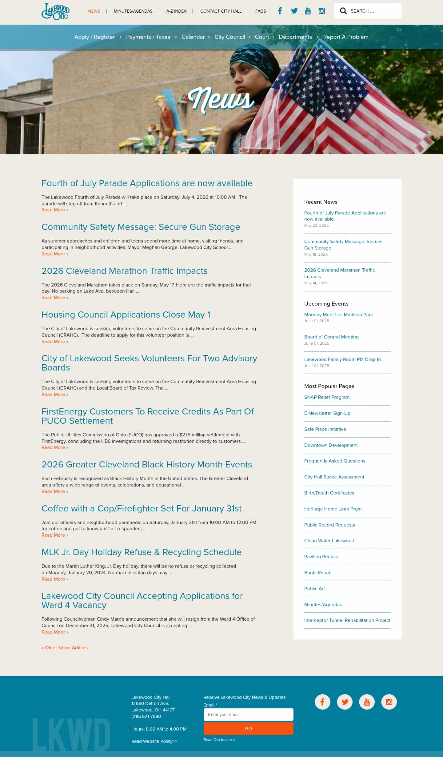 Latest website image capture