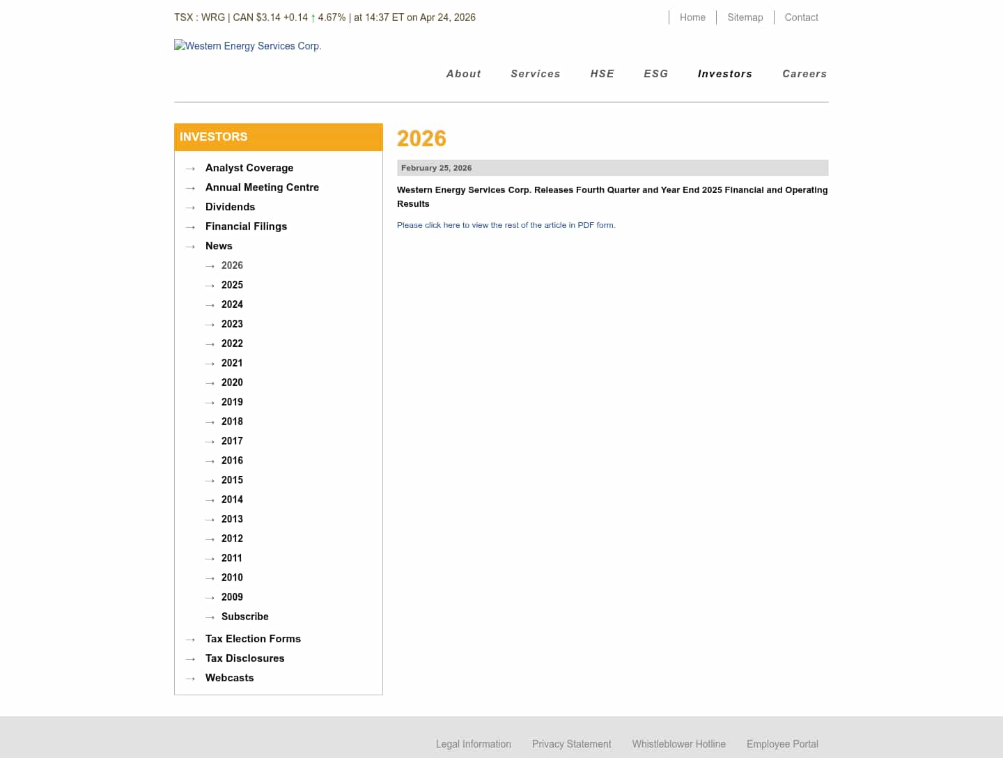 Latest website image capture