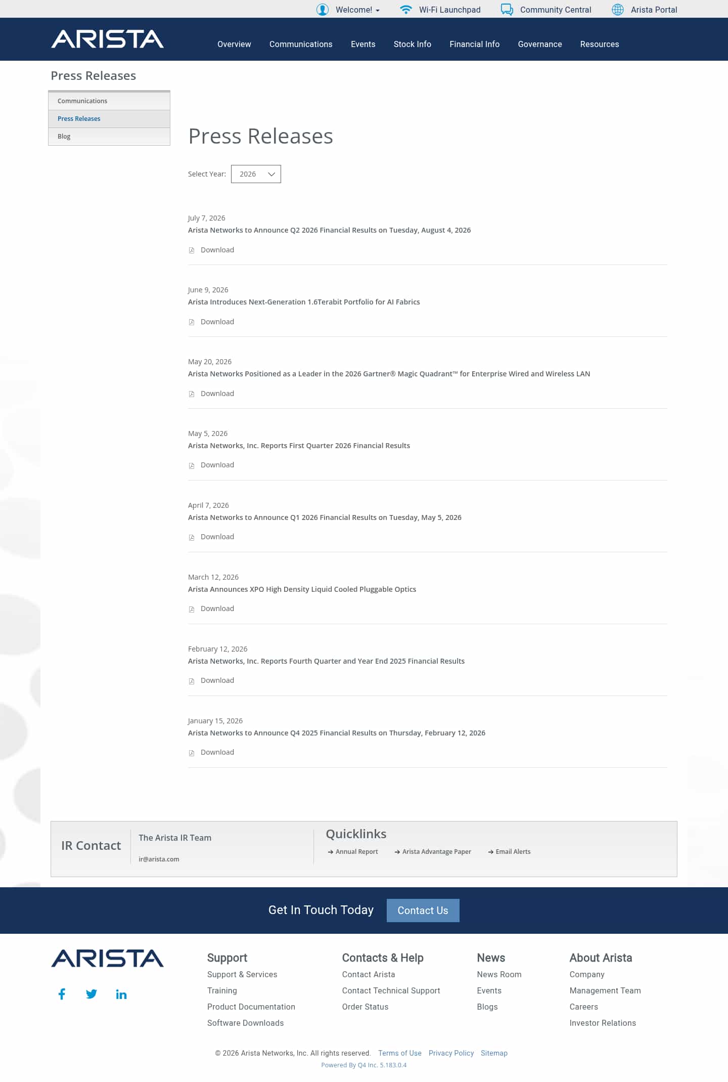 Latest website image capture