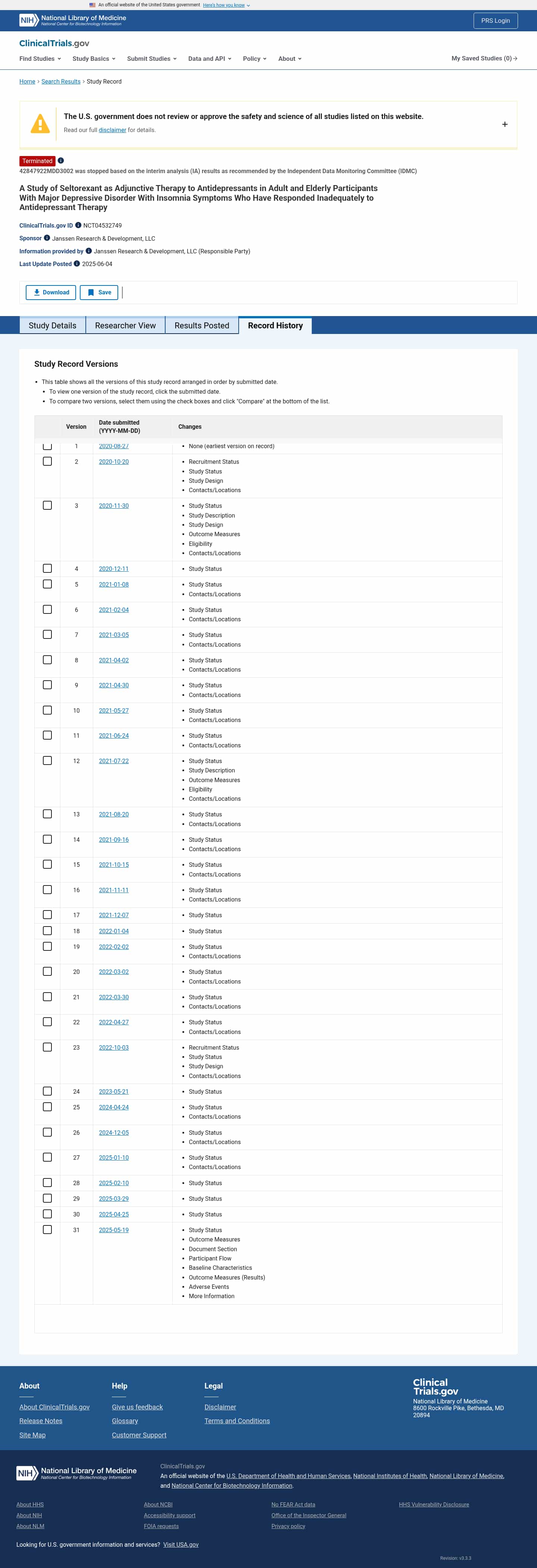 Latest website image capture