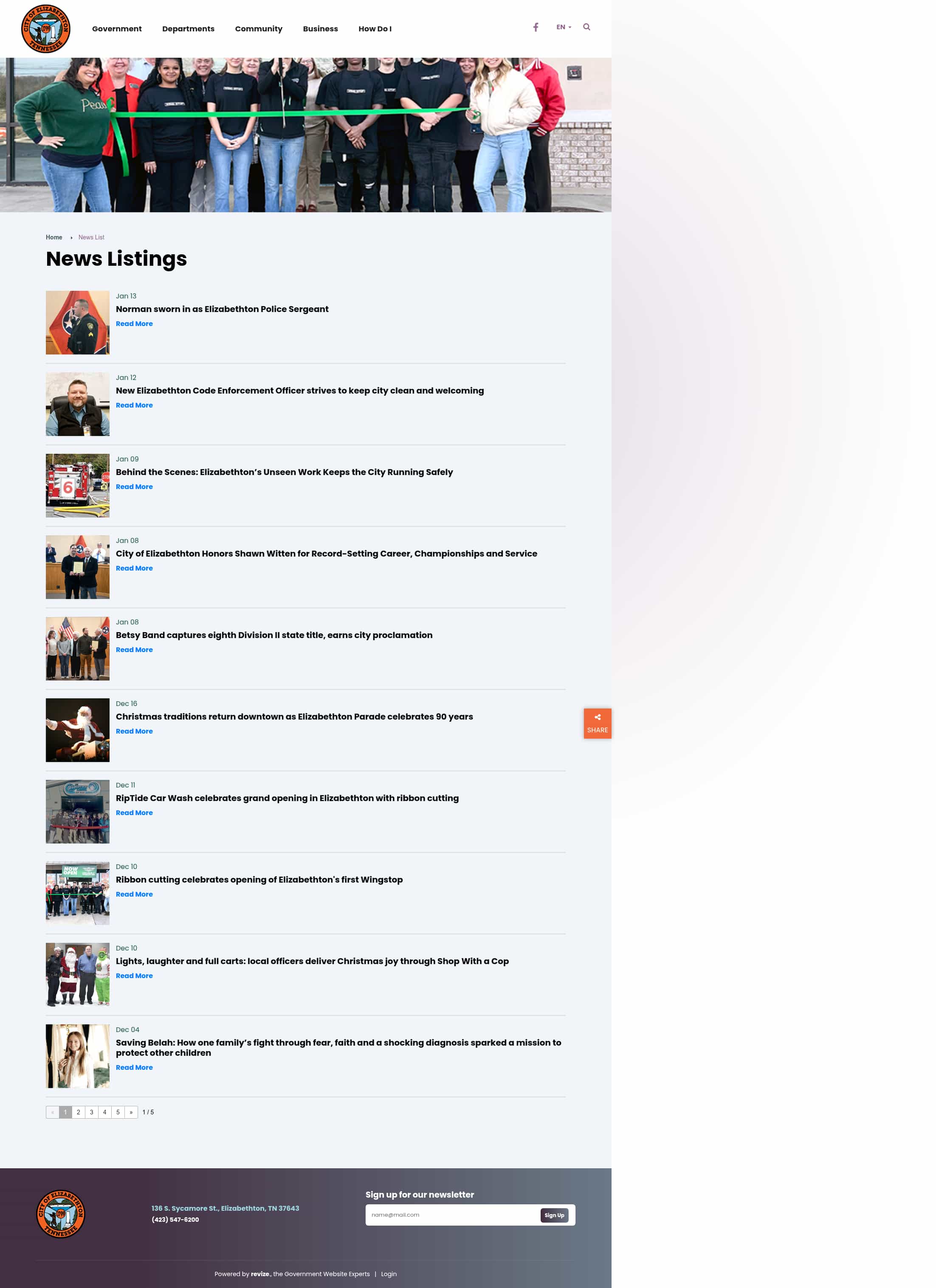 Latest website image capture