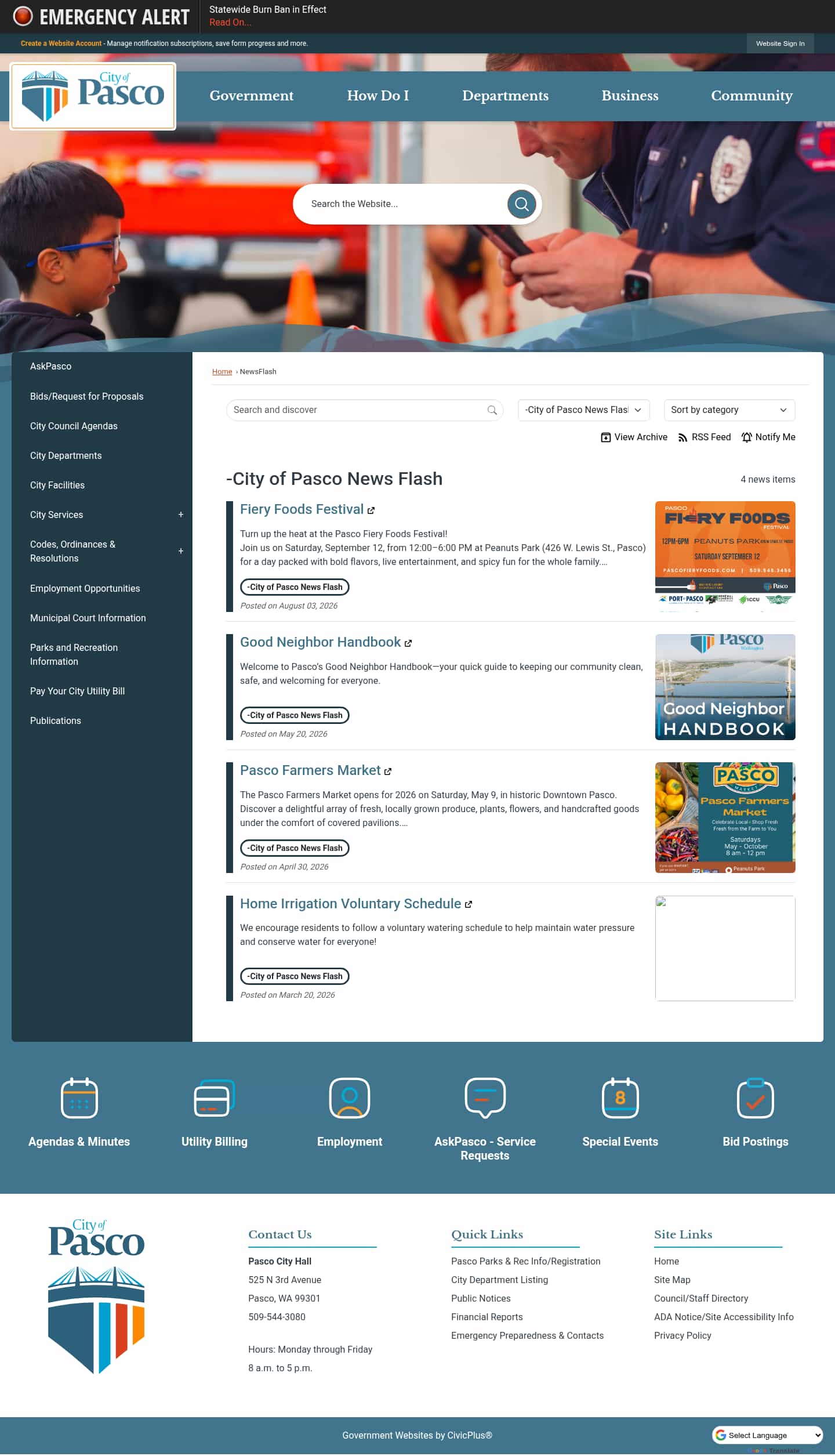 Latest website image capture