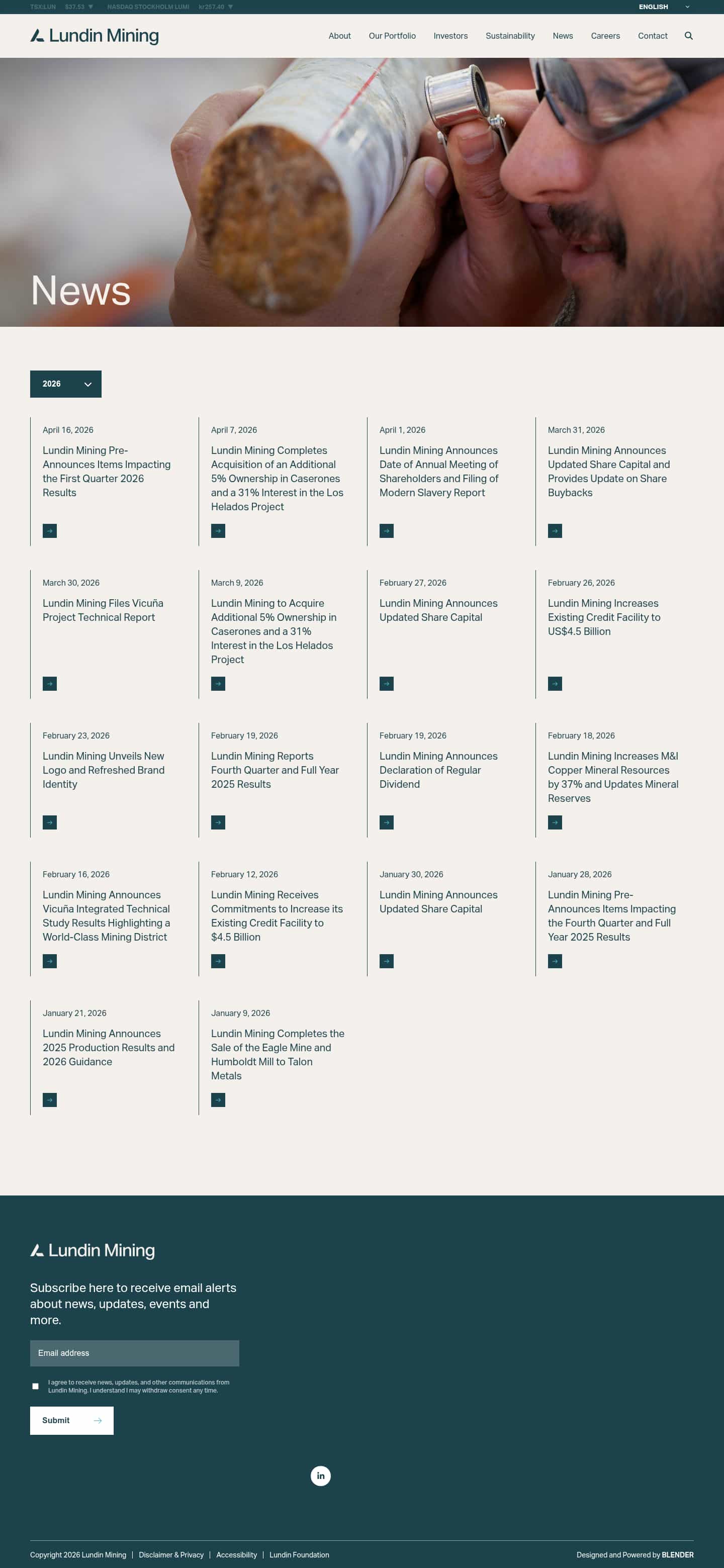 Latest website image capture