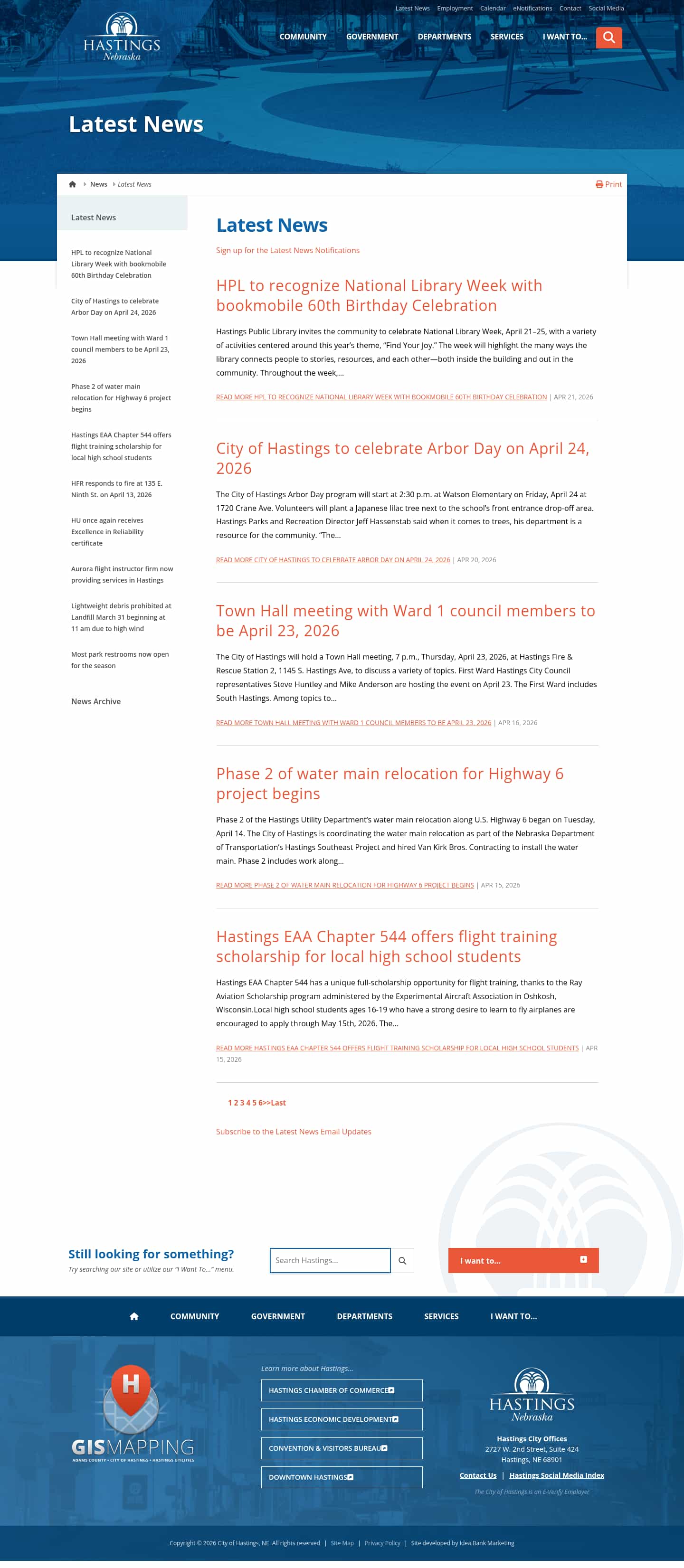 Latest website image capture