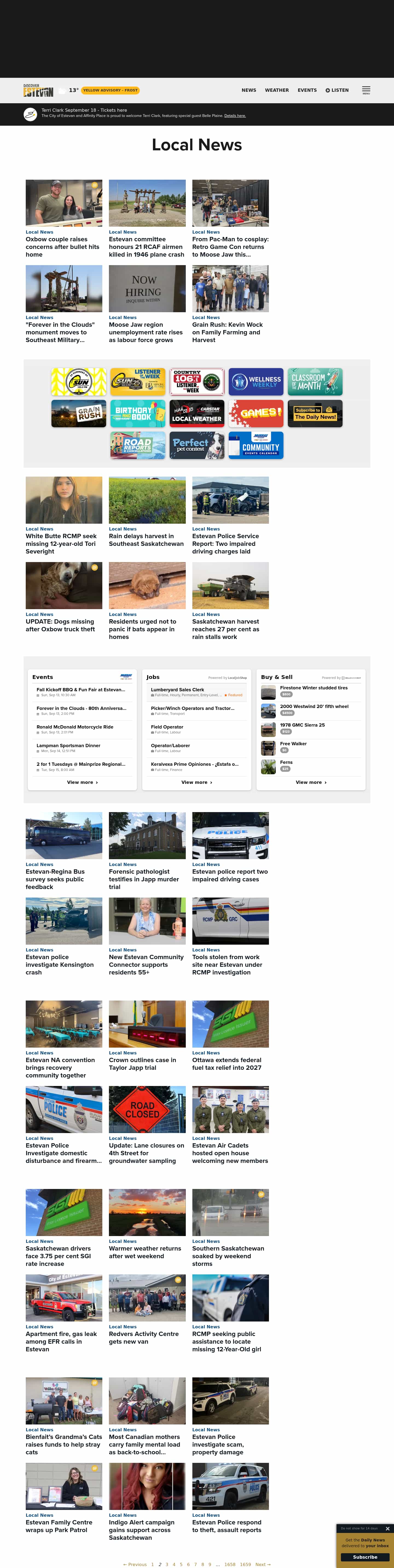 Latest website image capture