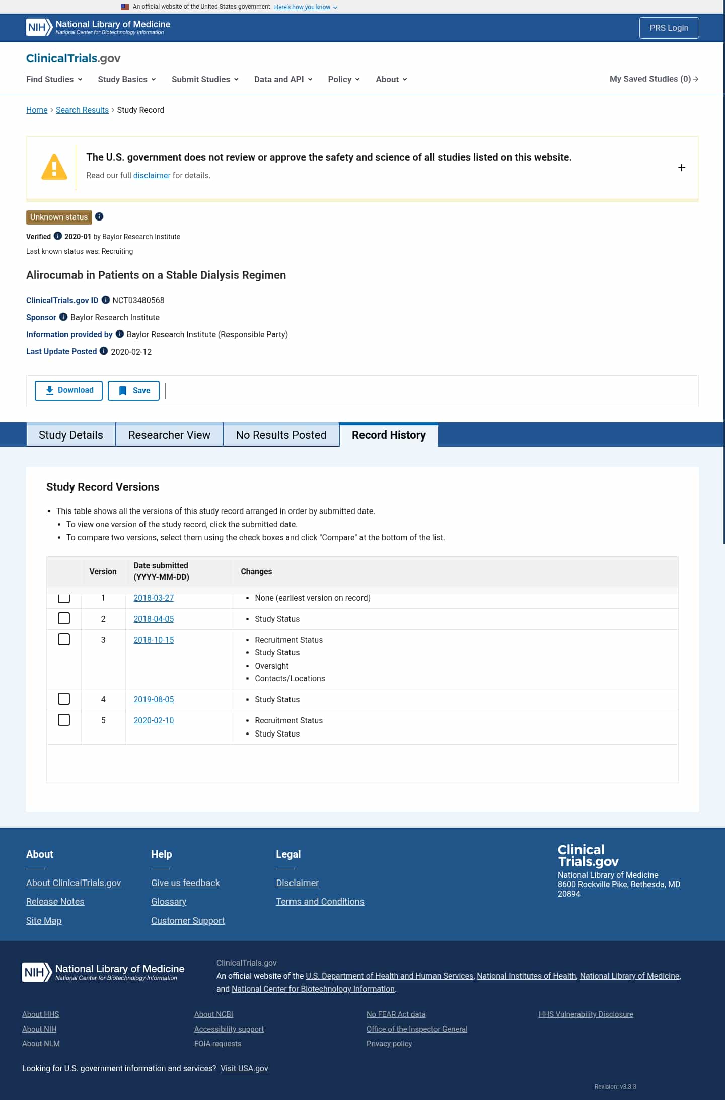 Latest website image capture