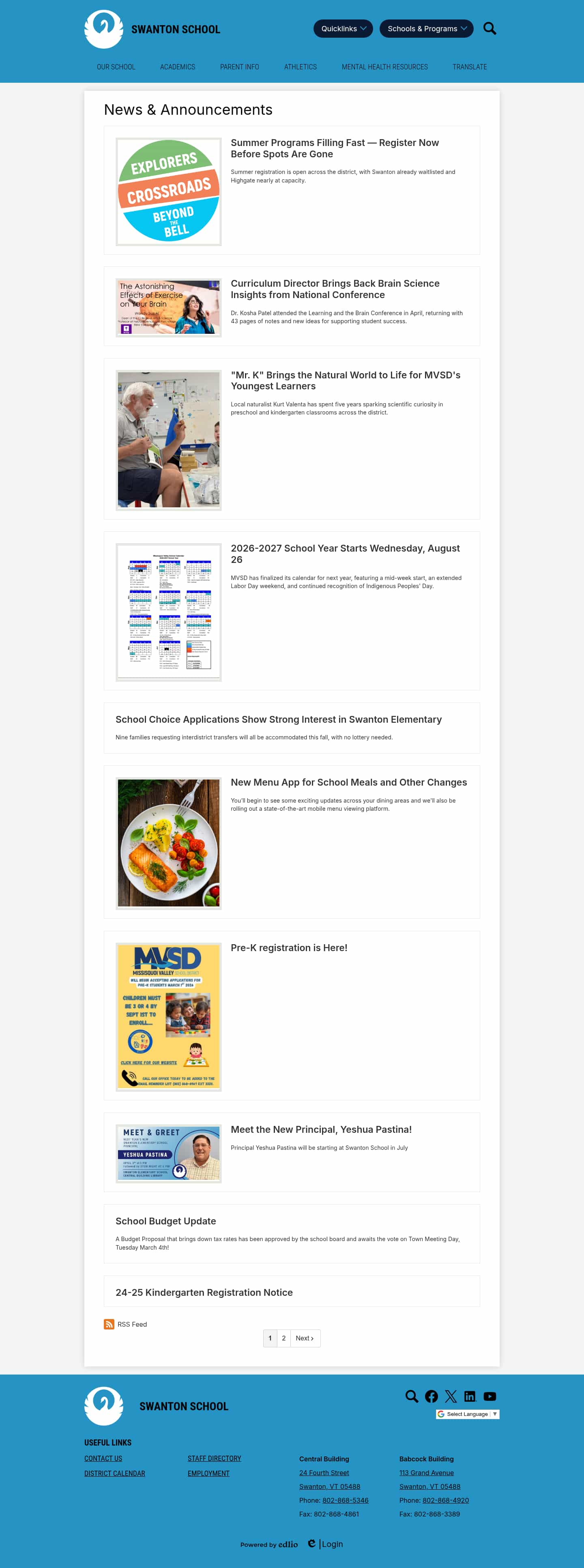 Latest website image capture