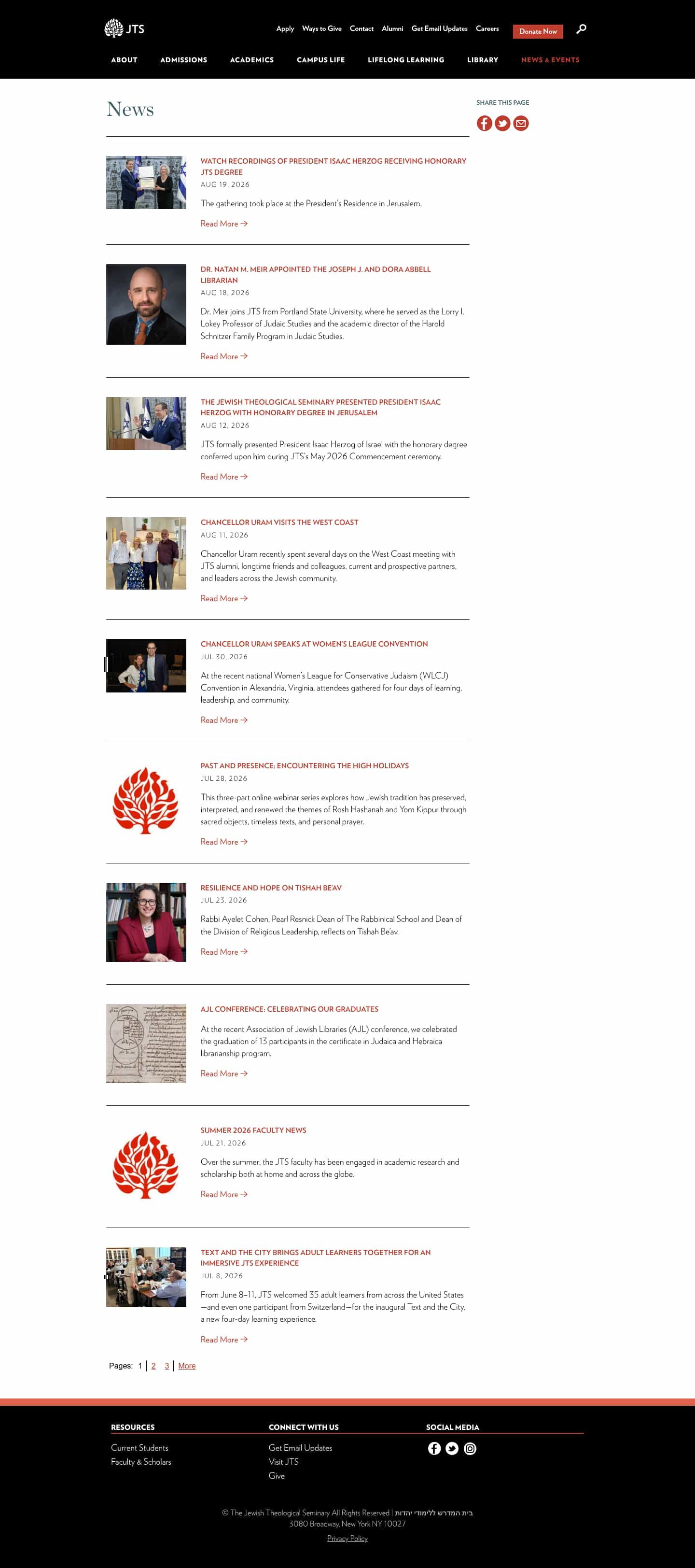 Latest website image capture