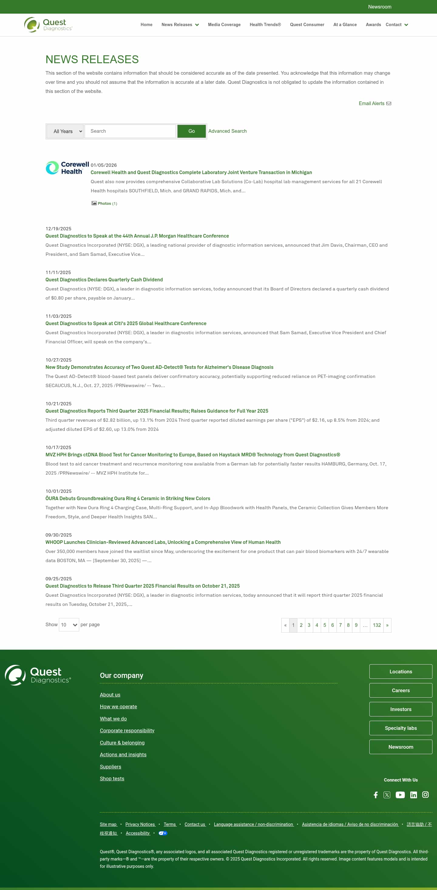 Latest website image capture