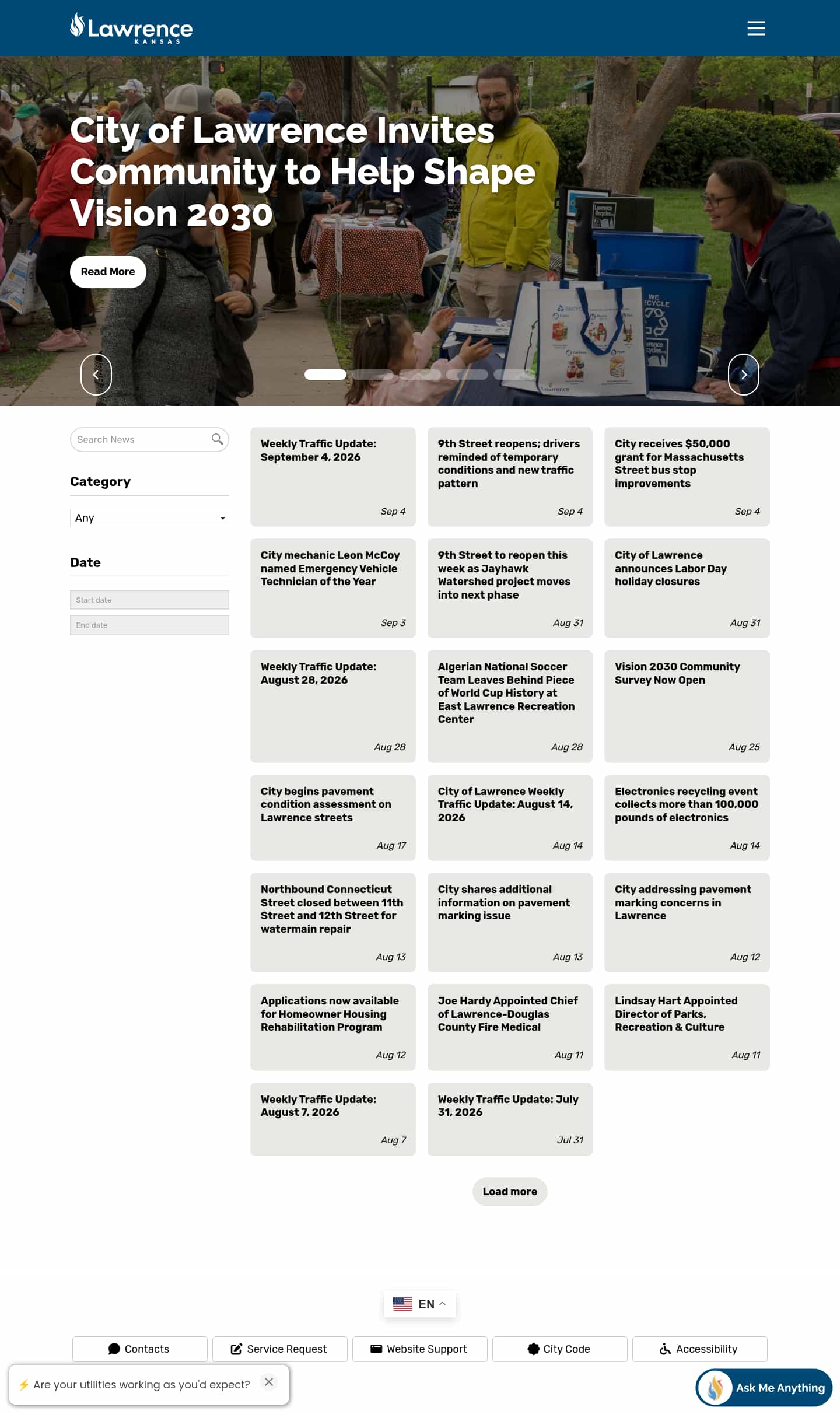 Latest website image capture