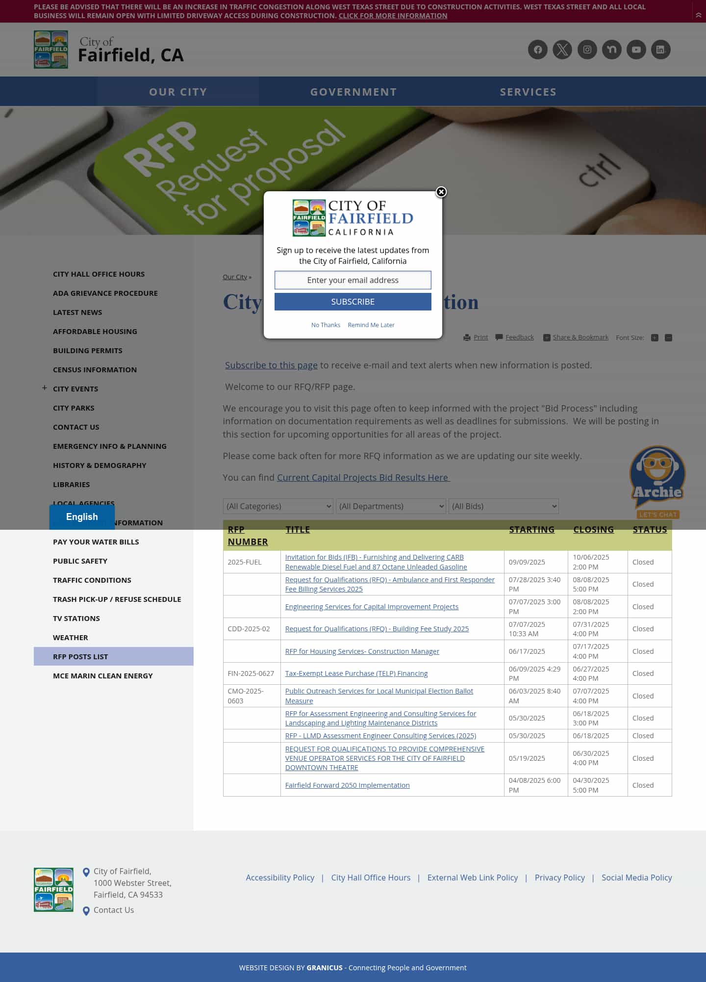 Latest website image capture