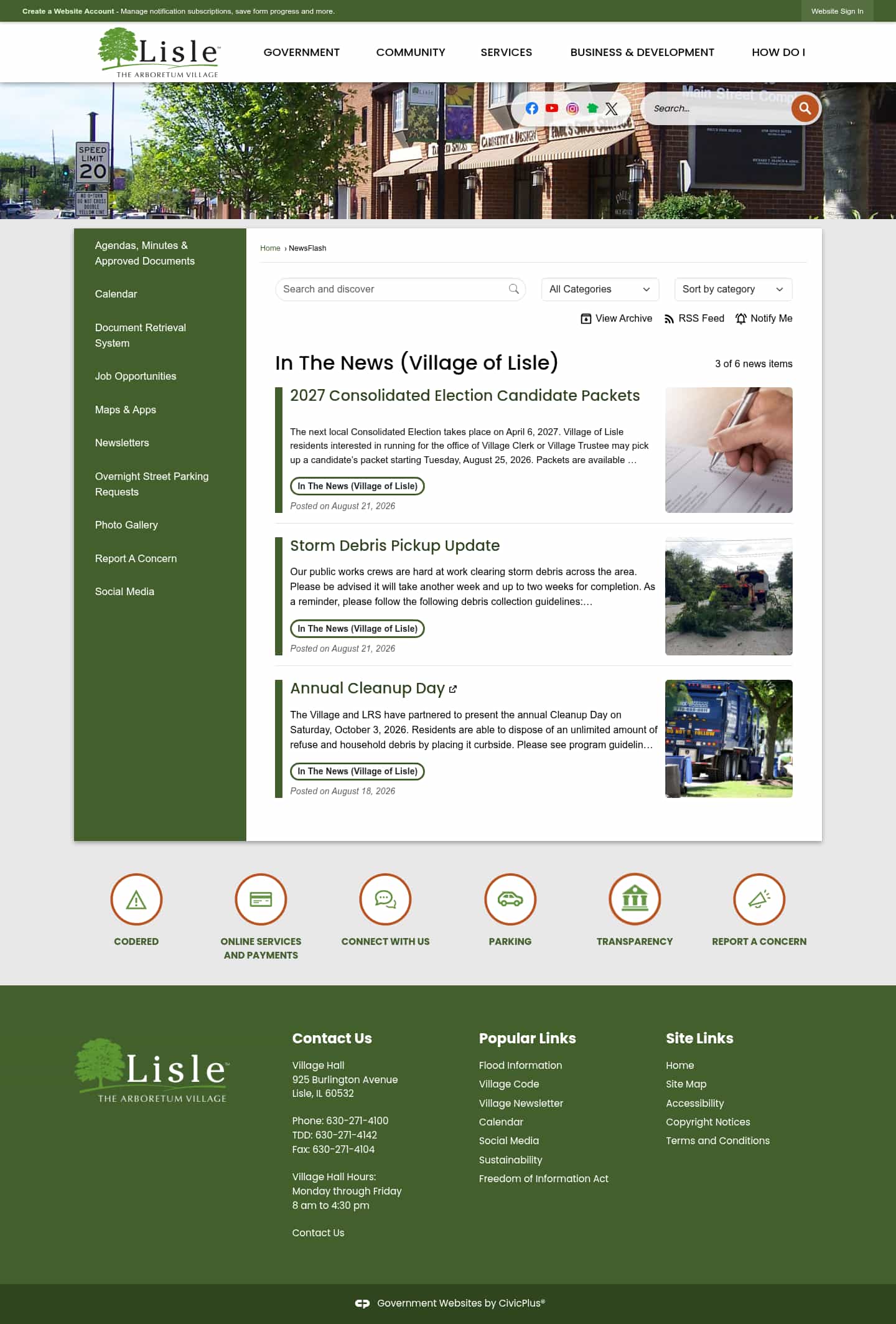 Latest website image capture