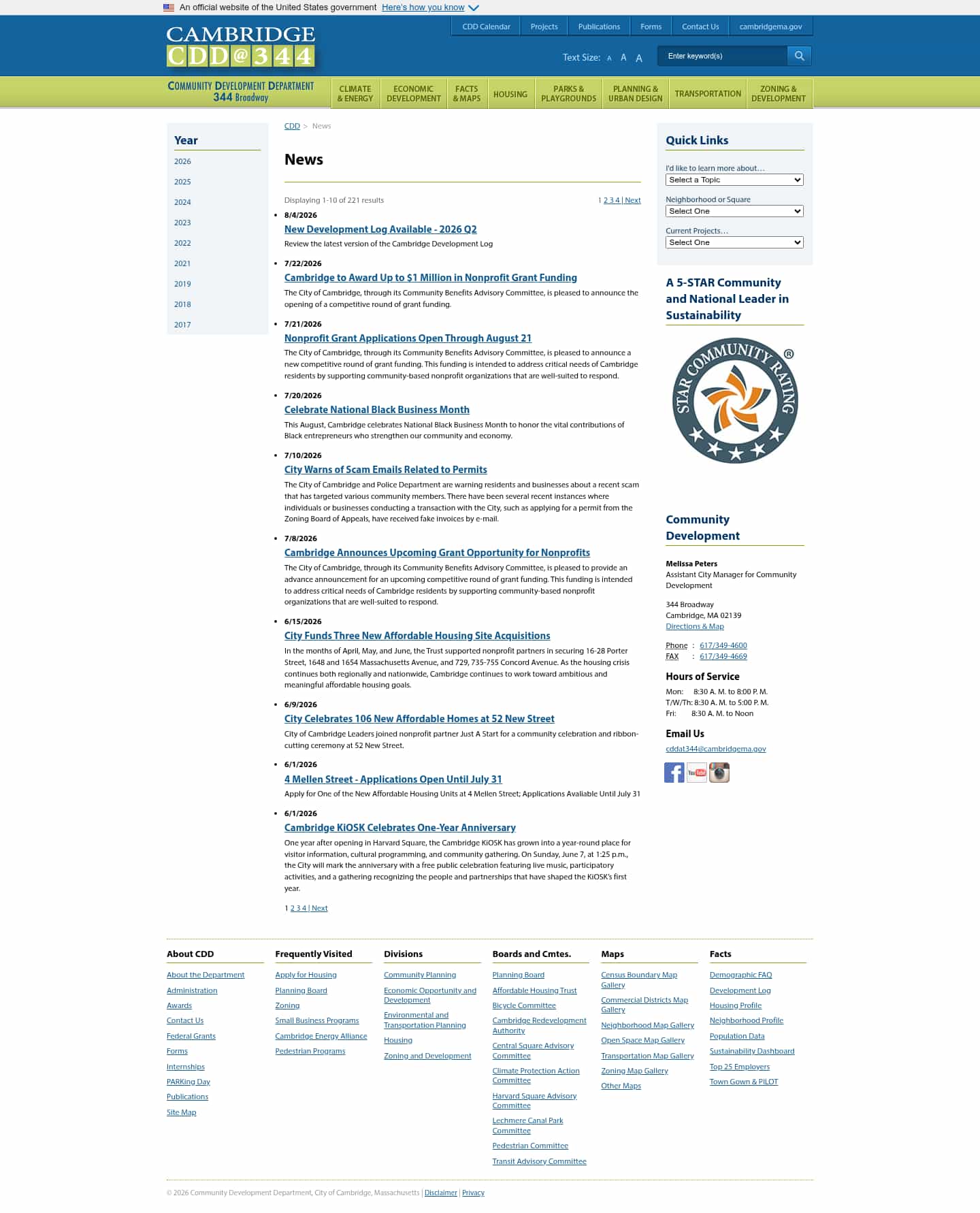 Latest website image capture